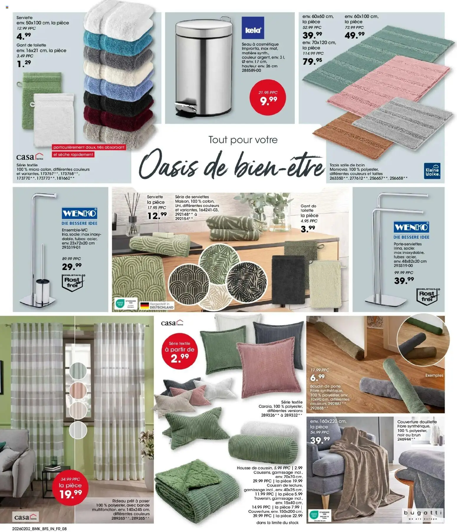 {H1} | Page: 8 | Produits: Boudin de porte, Porte, Tapis, Rideau