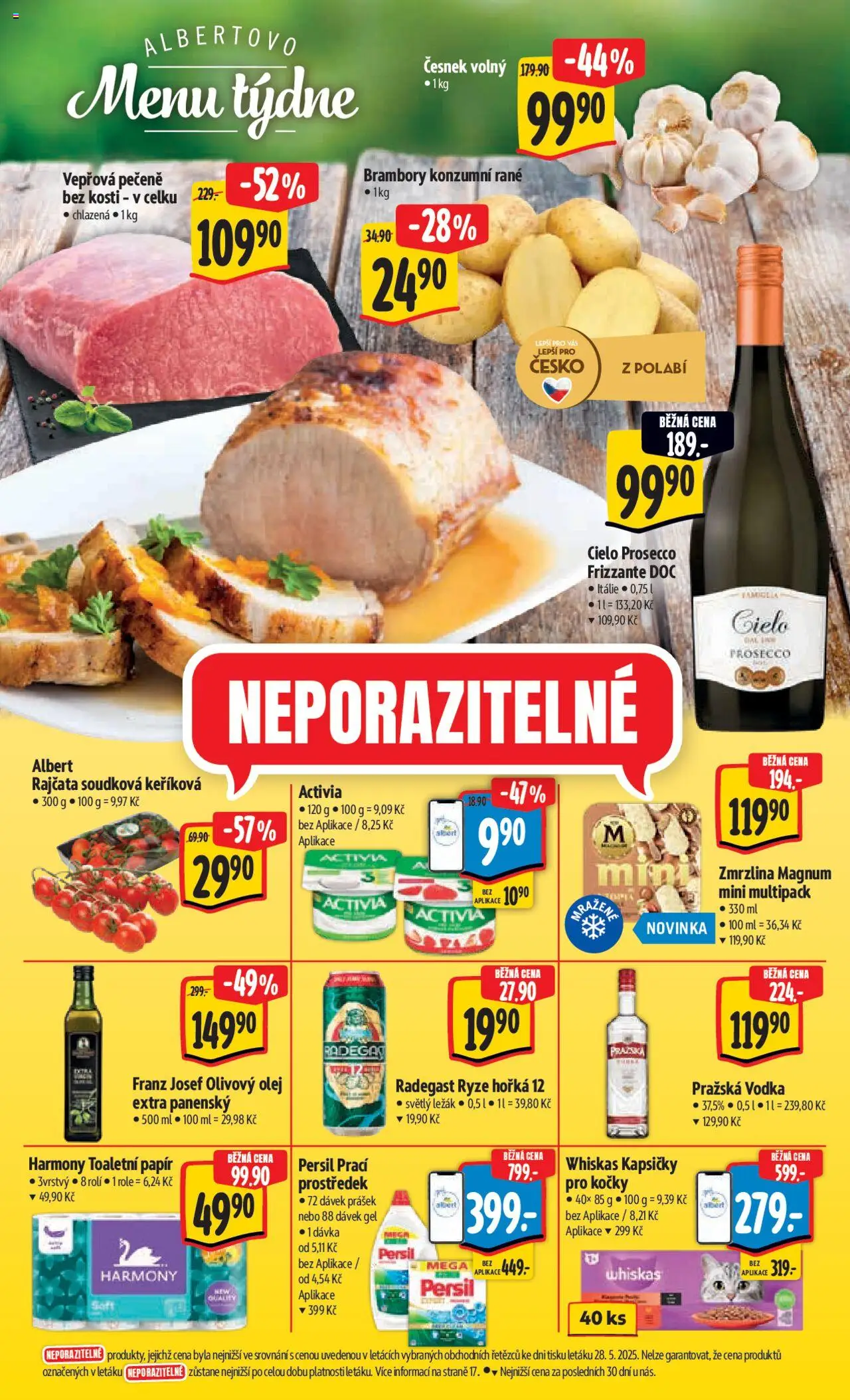 Albert leták - Hypermarket od 04.06.2025 | Strana: 7 | Produkty: Olej, Zmrzlina, Toaletní papír, Magnum