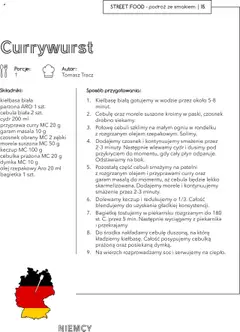 Pogląd oferty "Makro Gazetka Street food podróże ze smakiem" - ważna od 01.01.2024 | Strona: 15 | Produkty: Curry, Morele, Bagietka, Keczup
