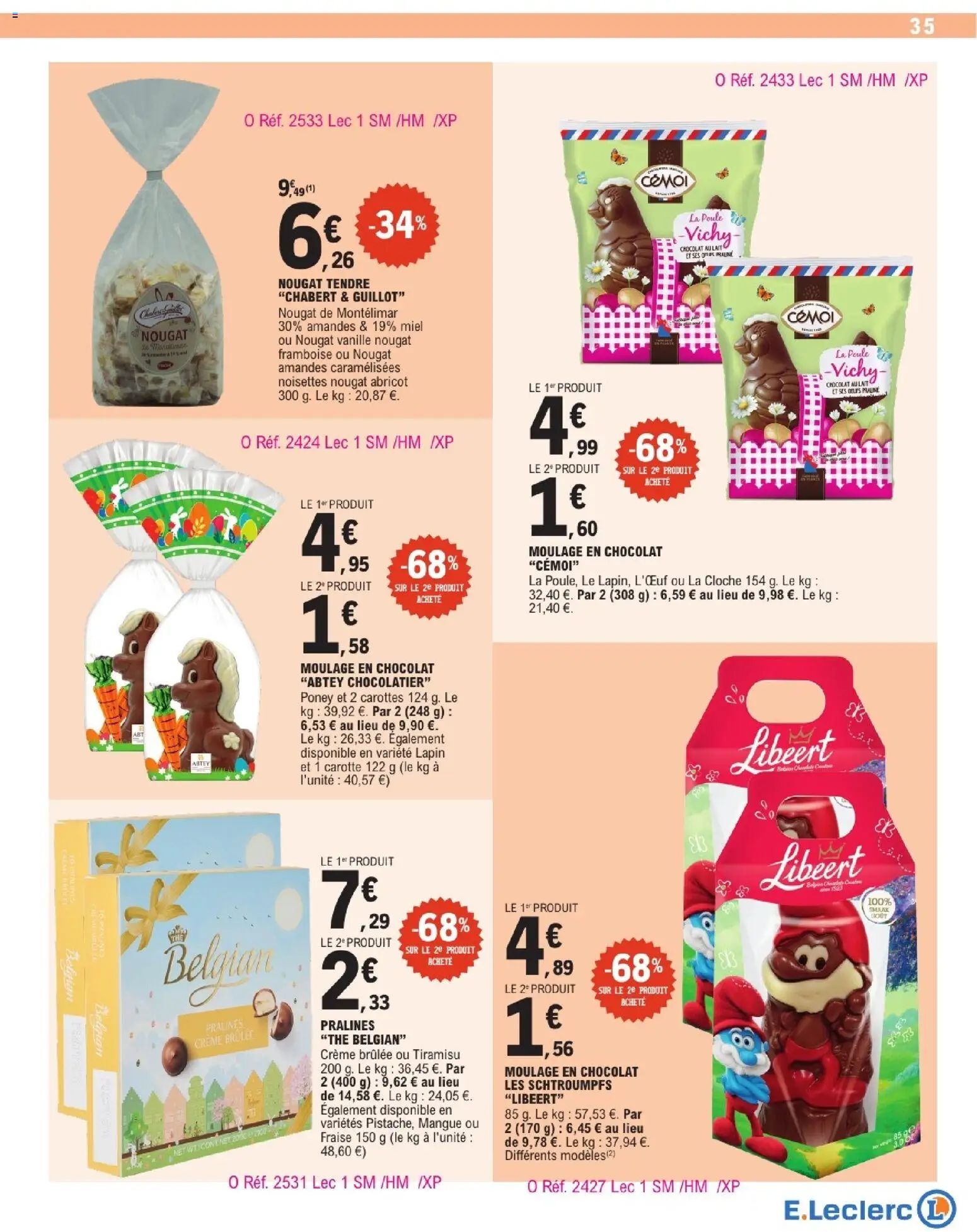 {H1} | Page: 35 | Produits: Fraise, Framboise, Mangue, Carotte