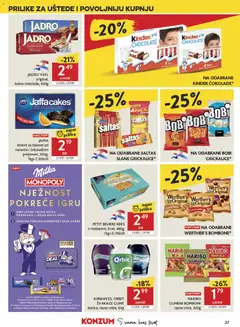 Konzum Katalog - Pregled kataloga iz trgovine Konzum, vrijedi od 29.04.2026 | Stranica: 27