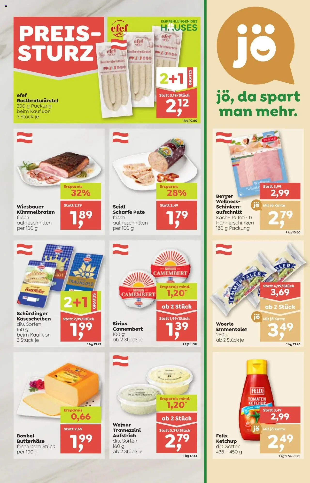 ADEG Flugblatt gültig ab 02.10.2025 | Seite: 5 | Produkte: Ketchup, Schinken, Tomaten