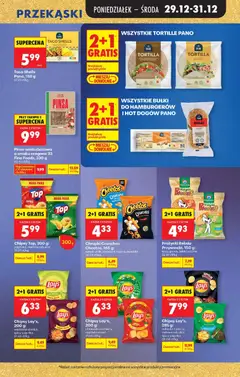 Pogląd oferty "Chrupki Crunchos Cheetos, Chrupki Crunchos Cheetos, 165 g: sweet chilli, cheese & ham quesadilla" - ważna od 29.12.2025 | Strona: 59