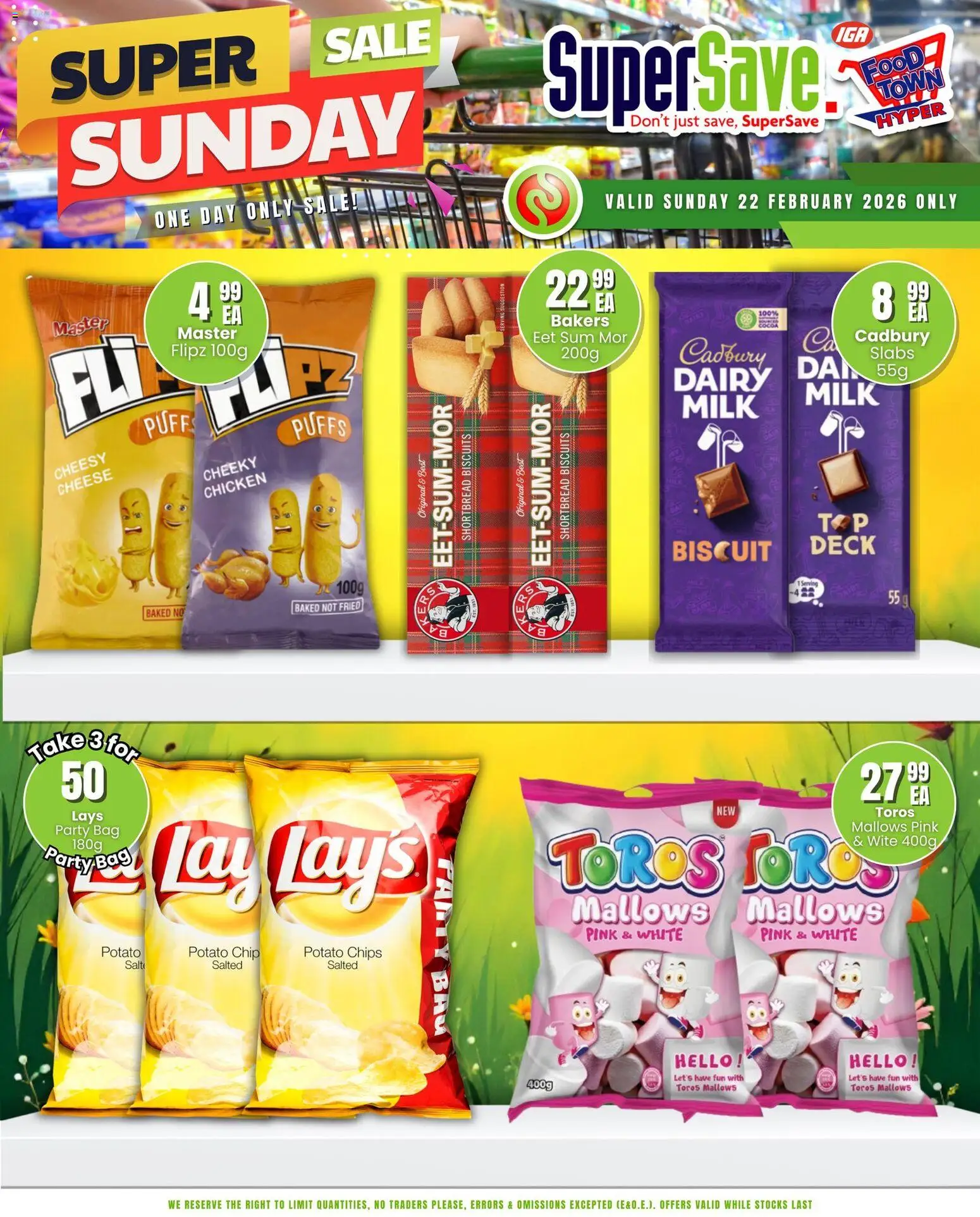 New Super Save catalogue – valid from 22.02.2026 | Page: 6 | Products: Cheese, Chicken, Chips, Salt