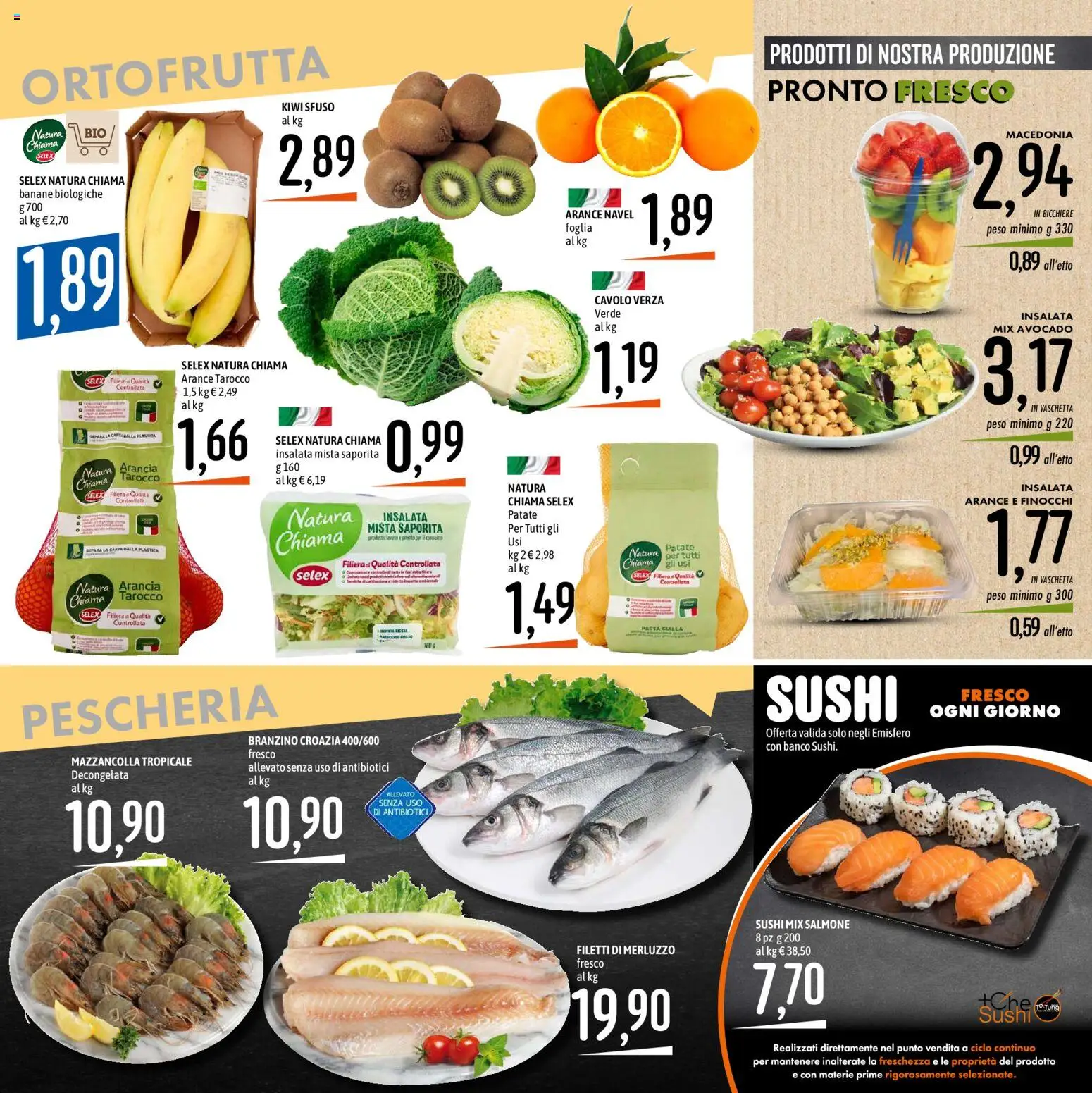 Volantino Emisfero del 26.02.2026 | Pagina: 18 | Prodotti: Avocado, Cavolo, Finocchi, Macedonia