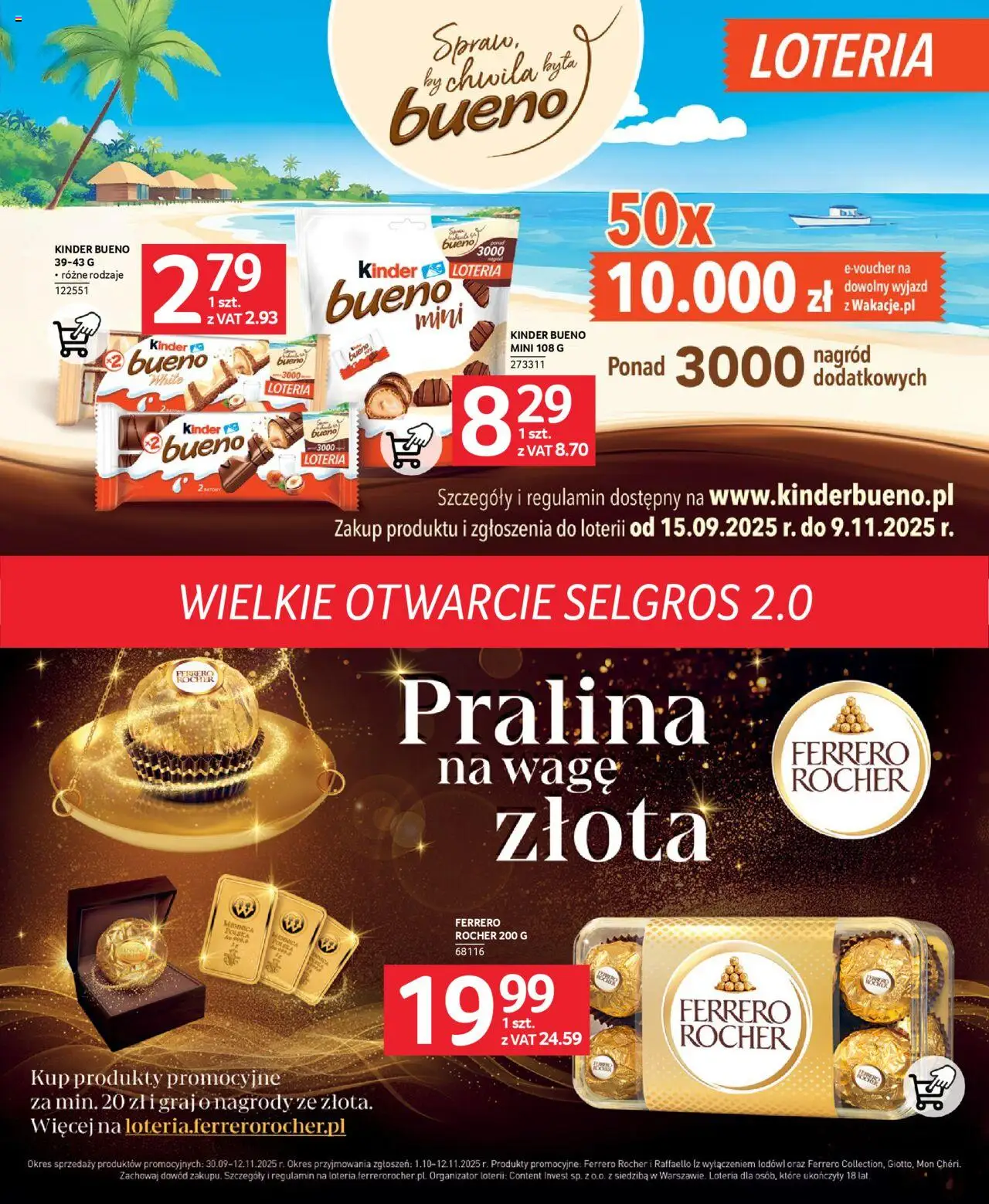 Selgros cash&carry Gazetka - Poznań markowe produkty od 09.10.2025 | Strona: 35 | Produkty: Kinder Bueno, Baton, Ferrero rocher