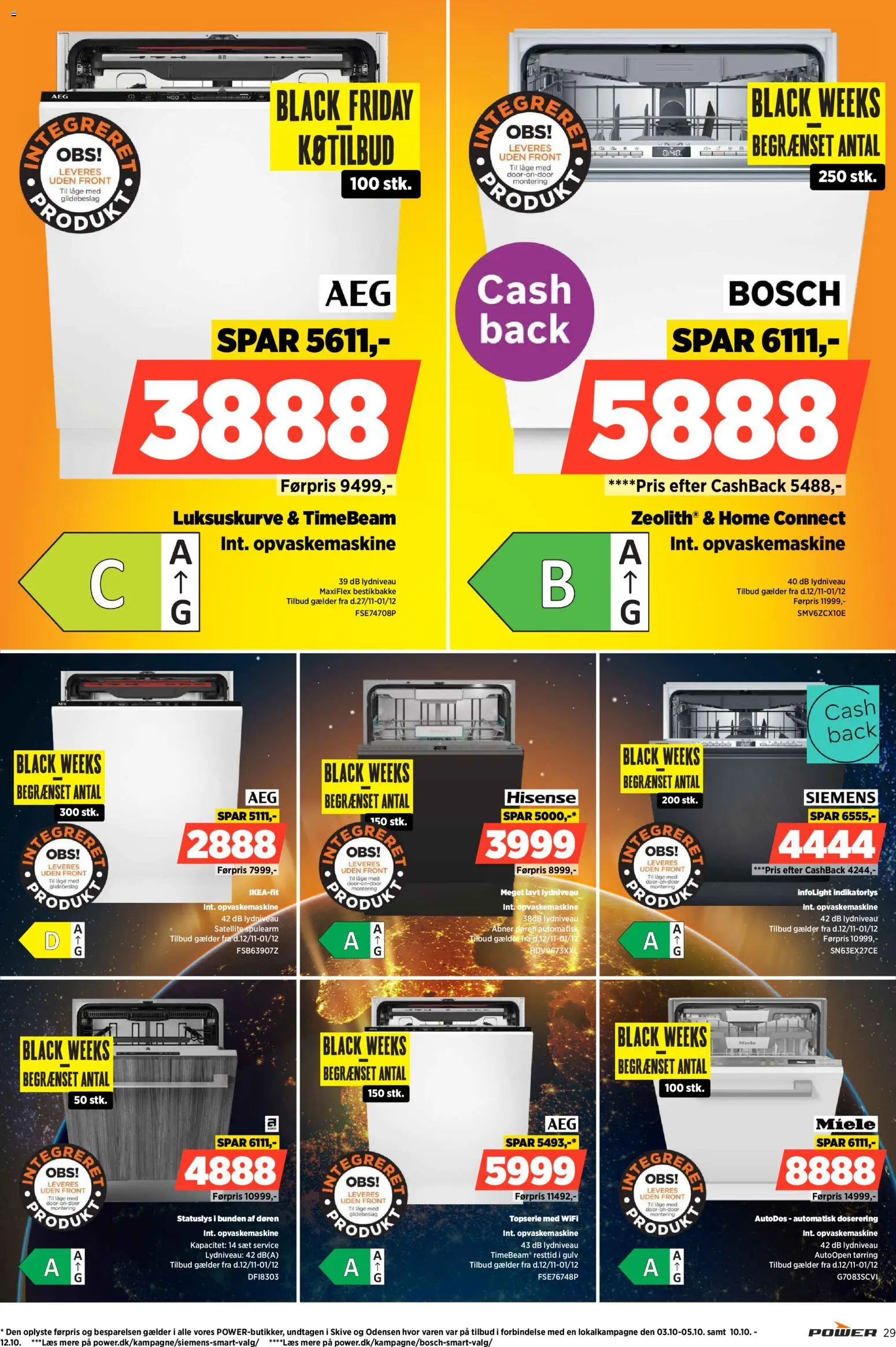 Power tilbudsavis – gyldig fra 28.11.2025 | Side: 29 | Produkter: Opvaskemaskine