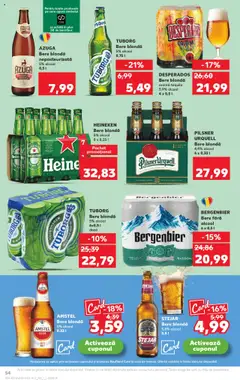 Kaufland RO - București - amely érvényes a következő dátumtól: 15.10.2025 | Oldal: 54 | Termékek: Heineken, Tequila