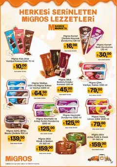 Migros Katalog - Migroskop - 10.07.2025 tarihinden itibaren geçerlidir | Sayfa: 27 | Ürünler: Çikolata, Çilek, Dondurma, Tuz