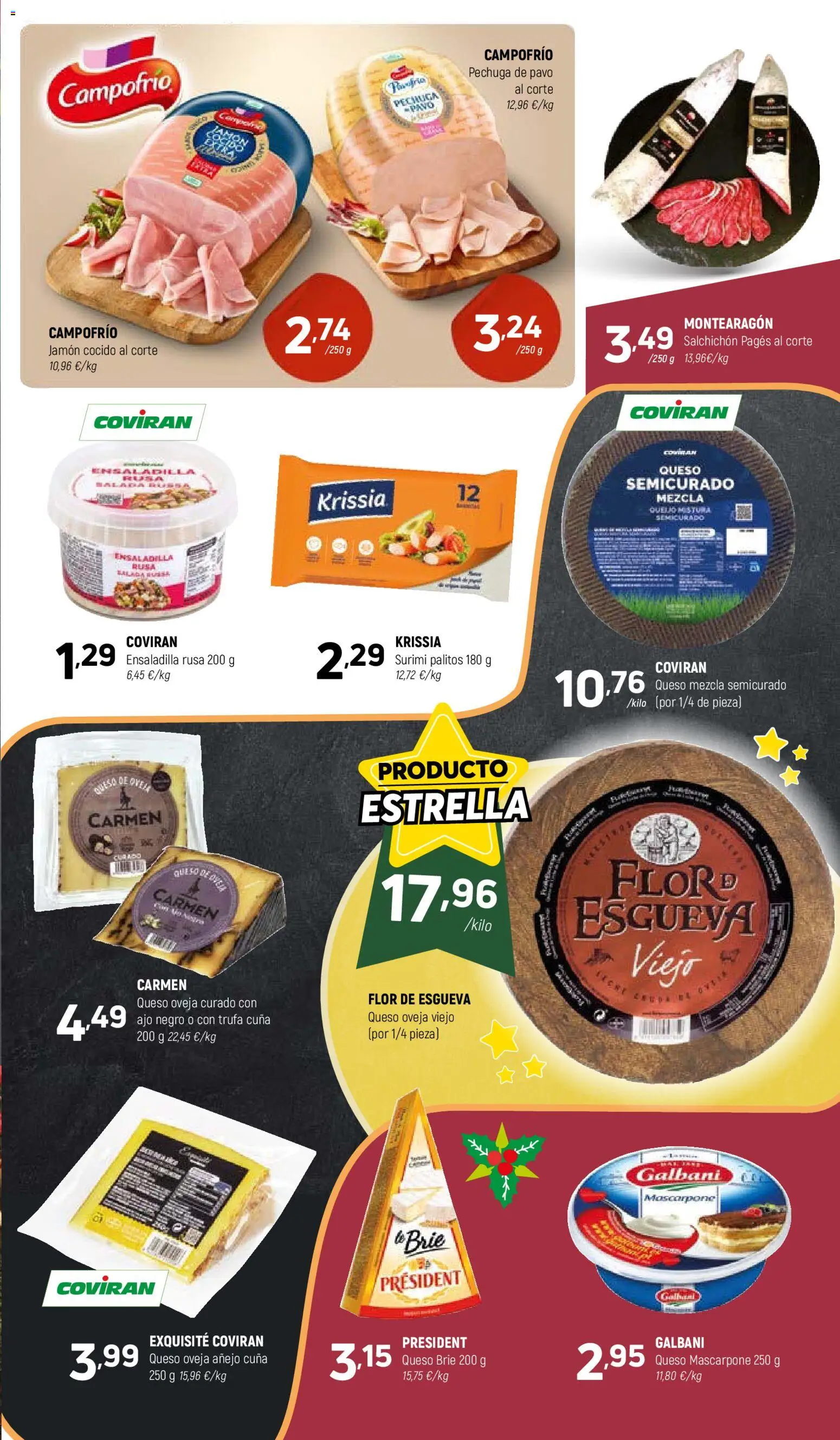 Coviran ofertas │ válido desde el 16.12.2025 | Página: 5 | Productos: Ensaladilla, Jamón, Jamón cocido, Cuna