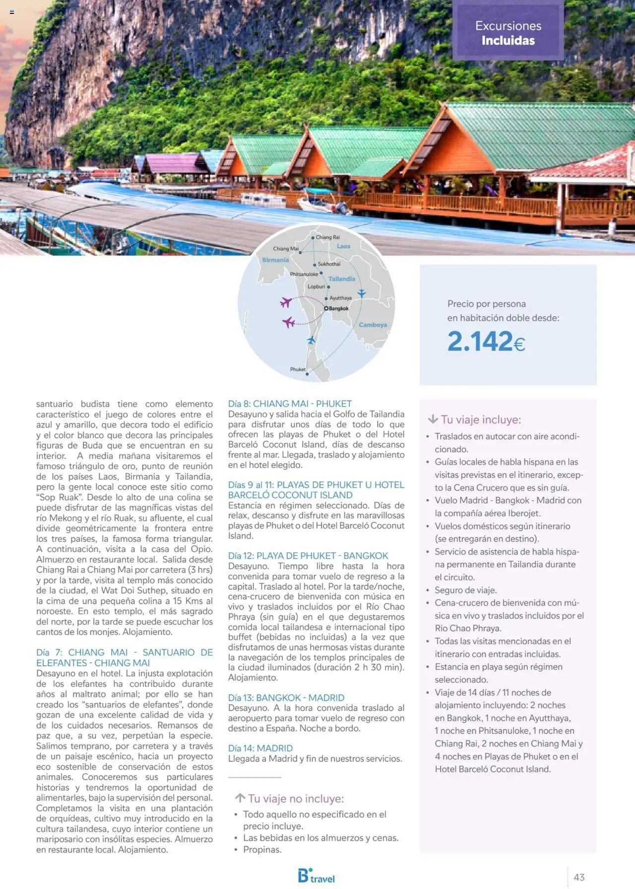B the travel brand Asia 2025 │ válido desde el 15.11.2024 | Página: 43 | Productos: Navegación