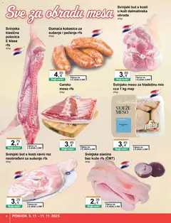 Katalog KTC - Pregled kataloga iz trgovine KTC, vrijedi od 05.11.2025 | Stranica: 4 | Proizvodi: Svinjsko meso, Meso, Slanina, Kobasica