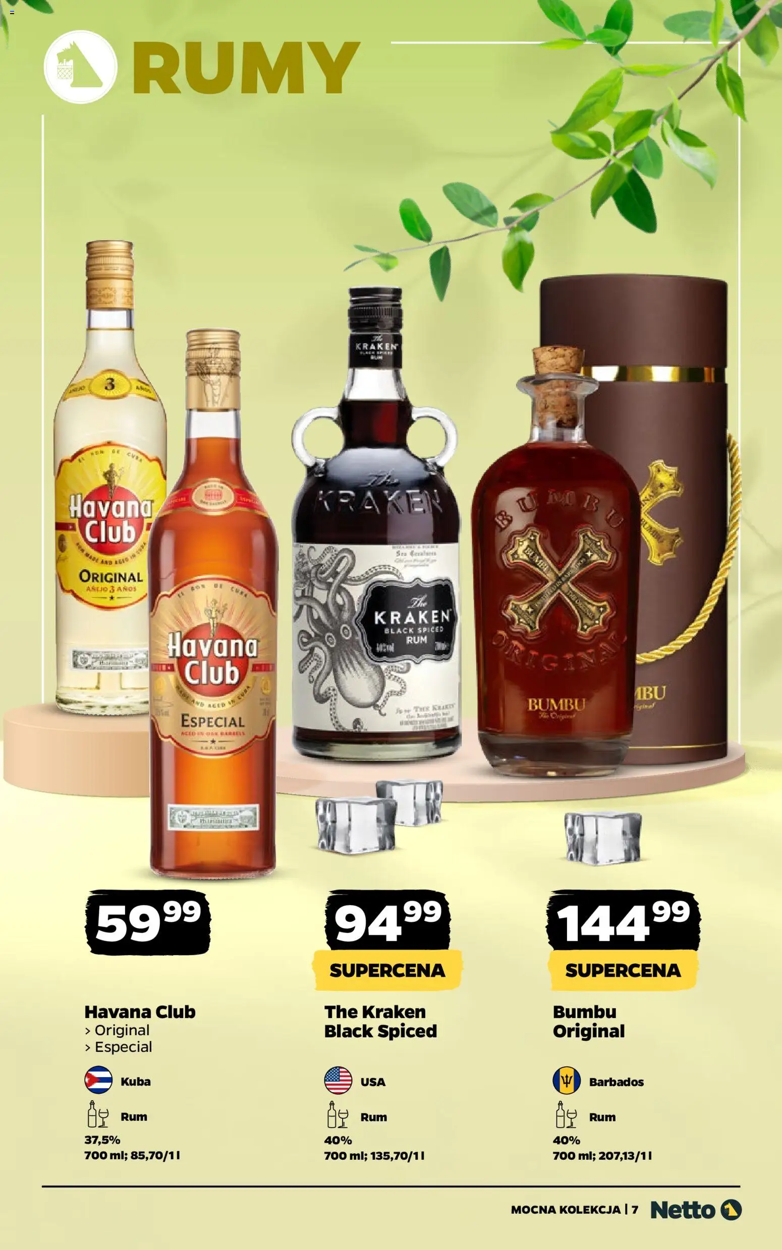 Netto gazetka - Alkohole mocne od 30.03.2026 | Strona: 7 | Produkty: Rum