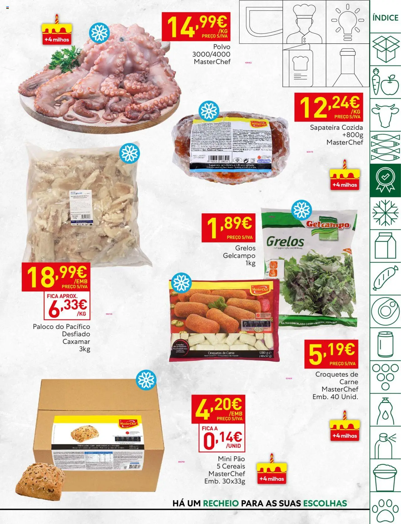 Recheio folheto │ válido de 14.10.2025 | Página: 13 | Produtos: Polvo, Pão, Sapateira, Cereais