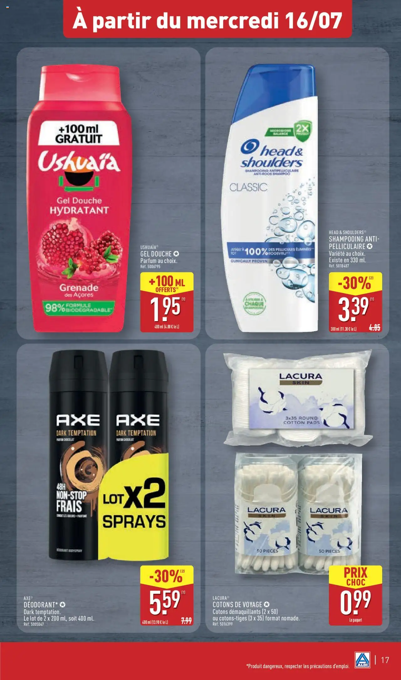  | Page: 18 | Produits: Parfum, Gel douche, Déodorant, Douche