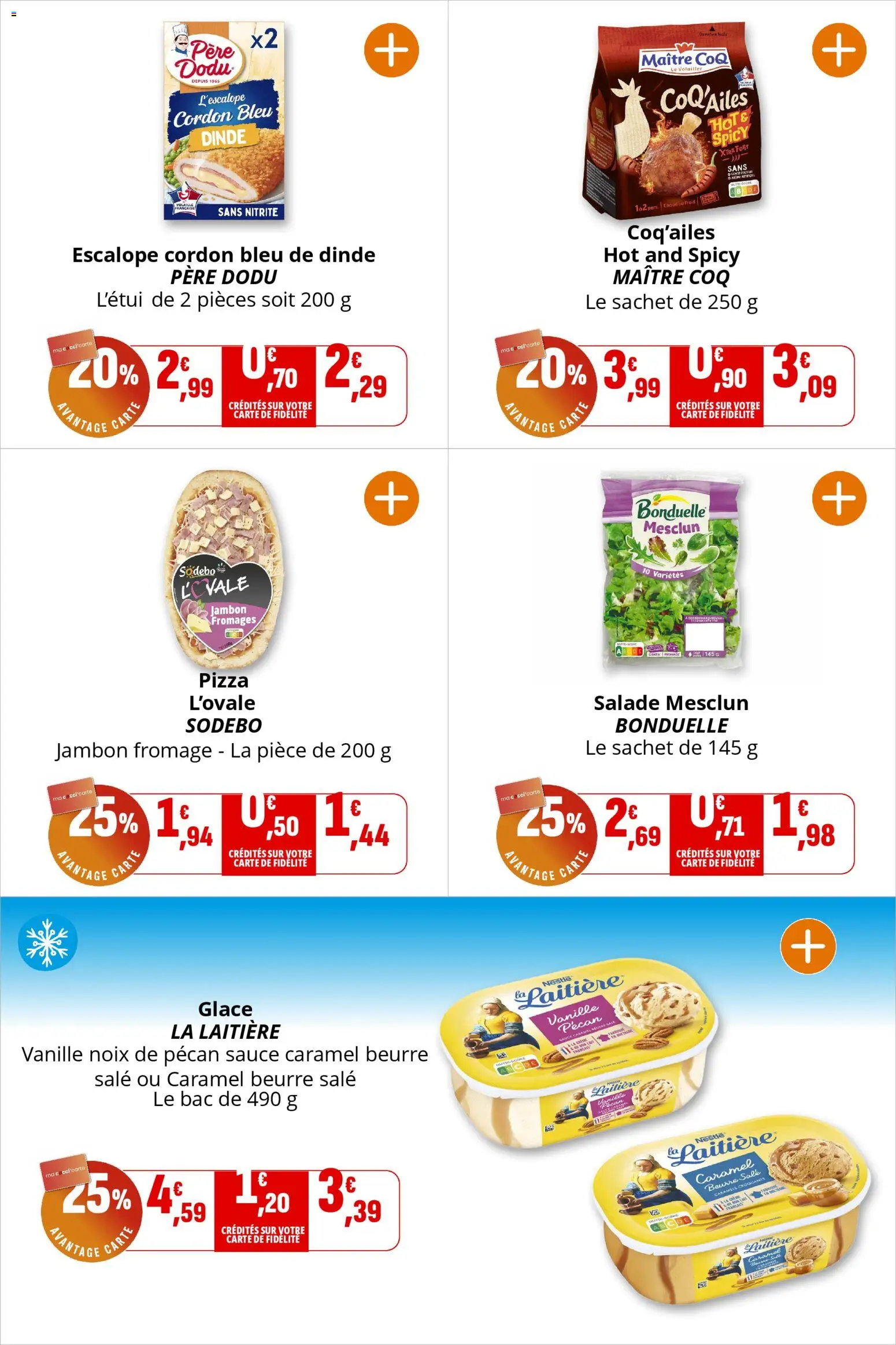 {H1} | Page: 7 | Produits: Beurre, Cordon bleu, Noix, Crème