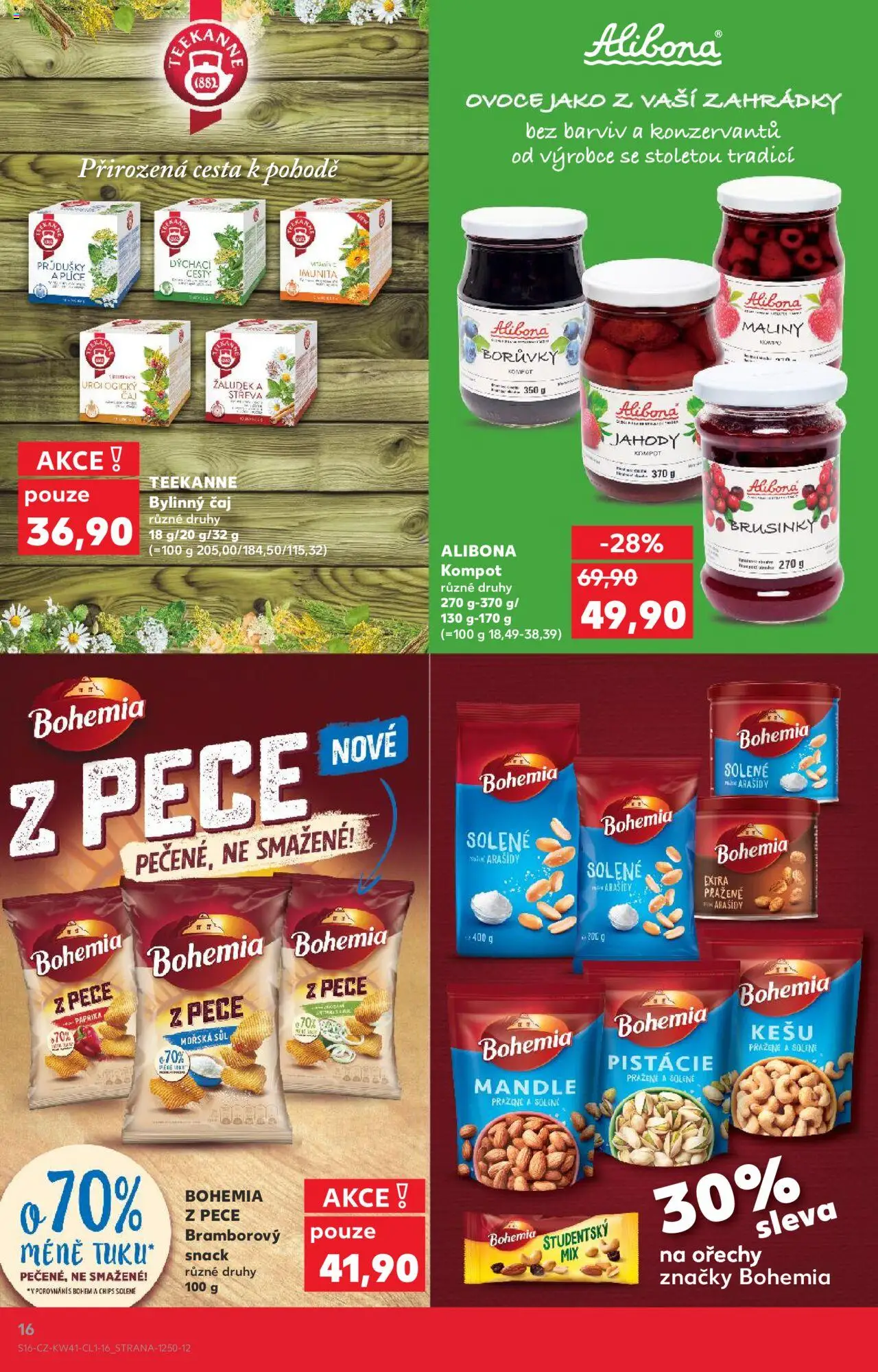 Kaufland leták - Praha 4 od 08.10.2025 | Strana: 16 | Produkty: Ovoce, Teekanne, Maliny, Paprika