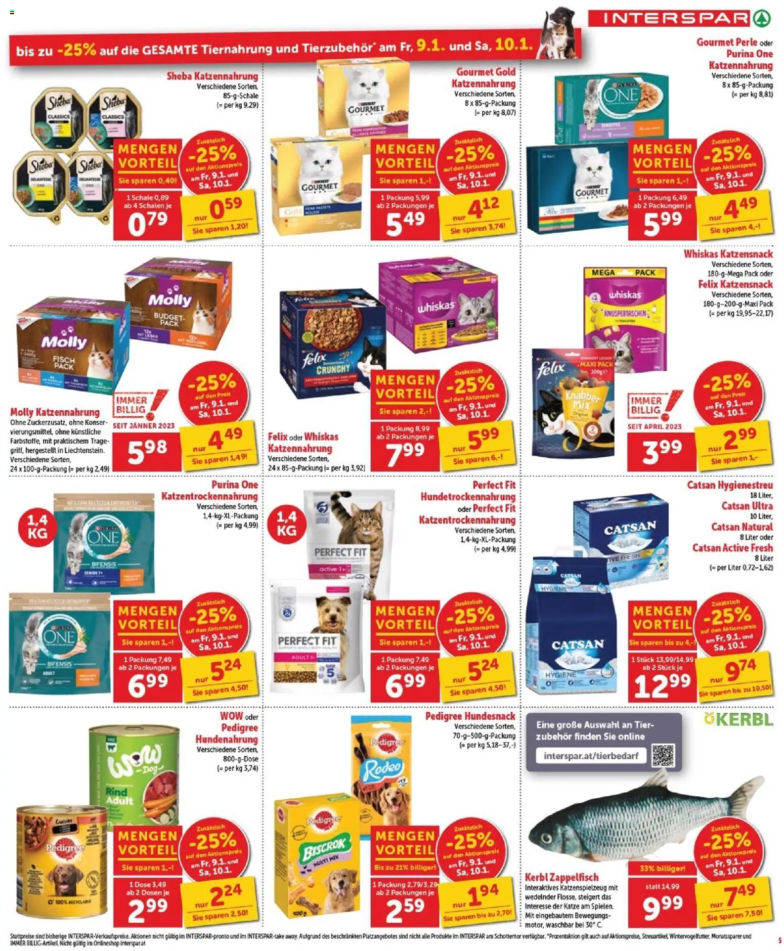 Interspar Flugblatt - Burgenland gültig ab 08.01.2026 | Seite: 5 | Produkte: Fisch