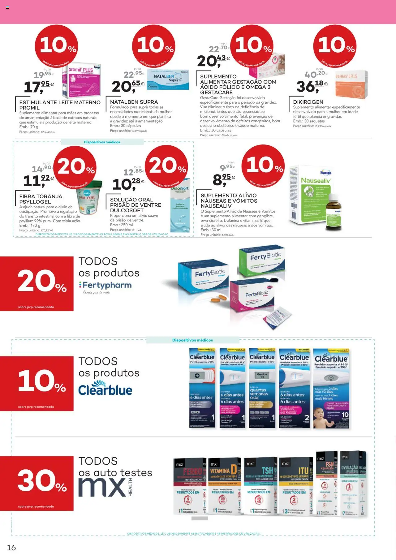 Well’s folheto │ válido de 19.08.2025 | Página: 16 | Produtos: Psyllium, Ômega 3, Ferro, Vitamina d