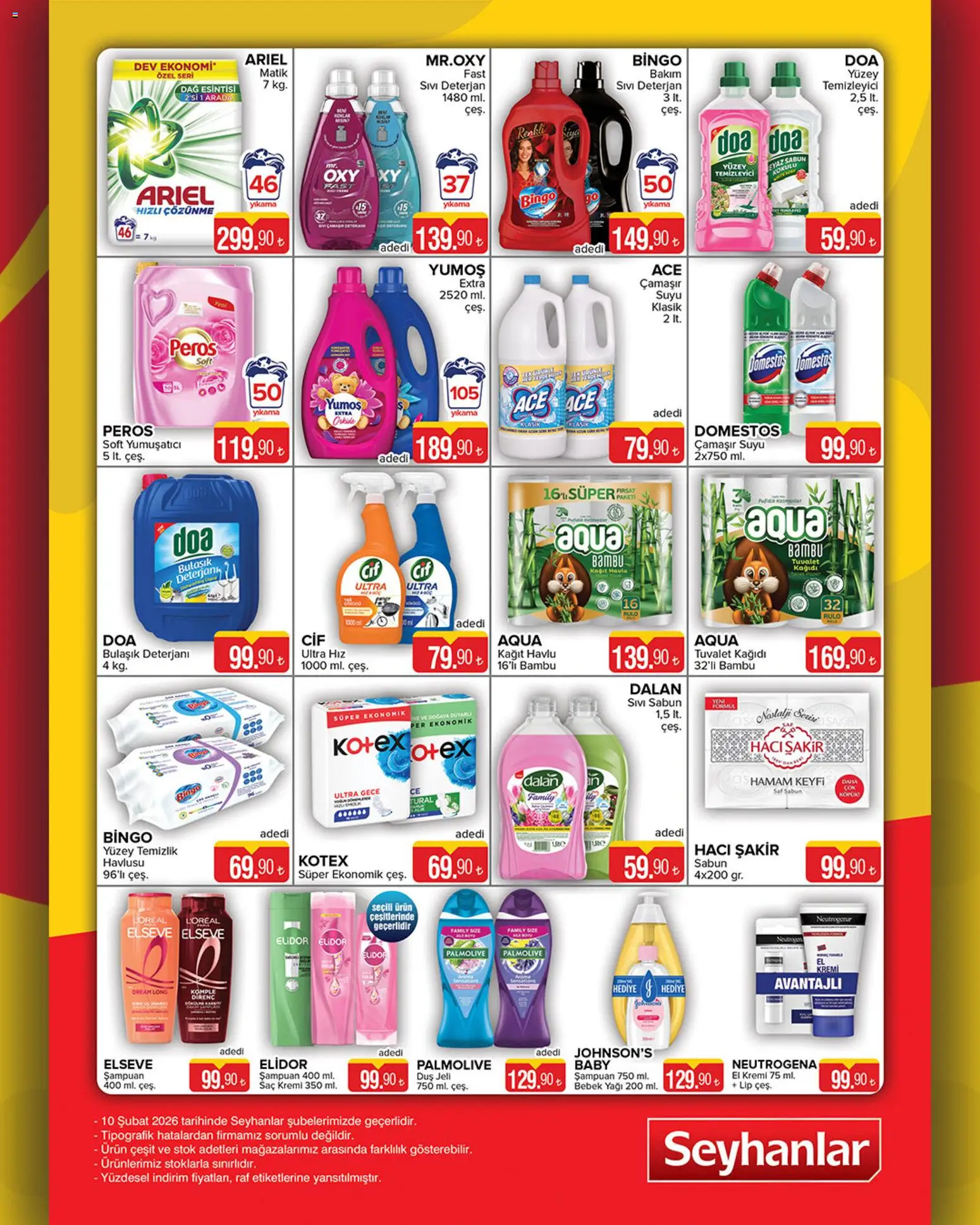 Seyhanlar Market Katalog - 10.02.2026 tarihinden itibaren geçerlidir | Sayfa: 9