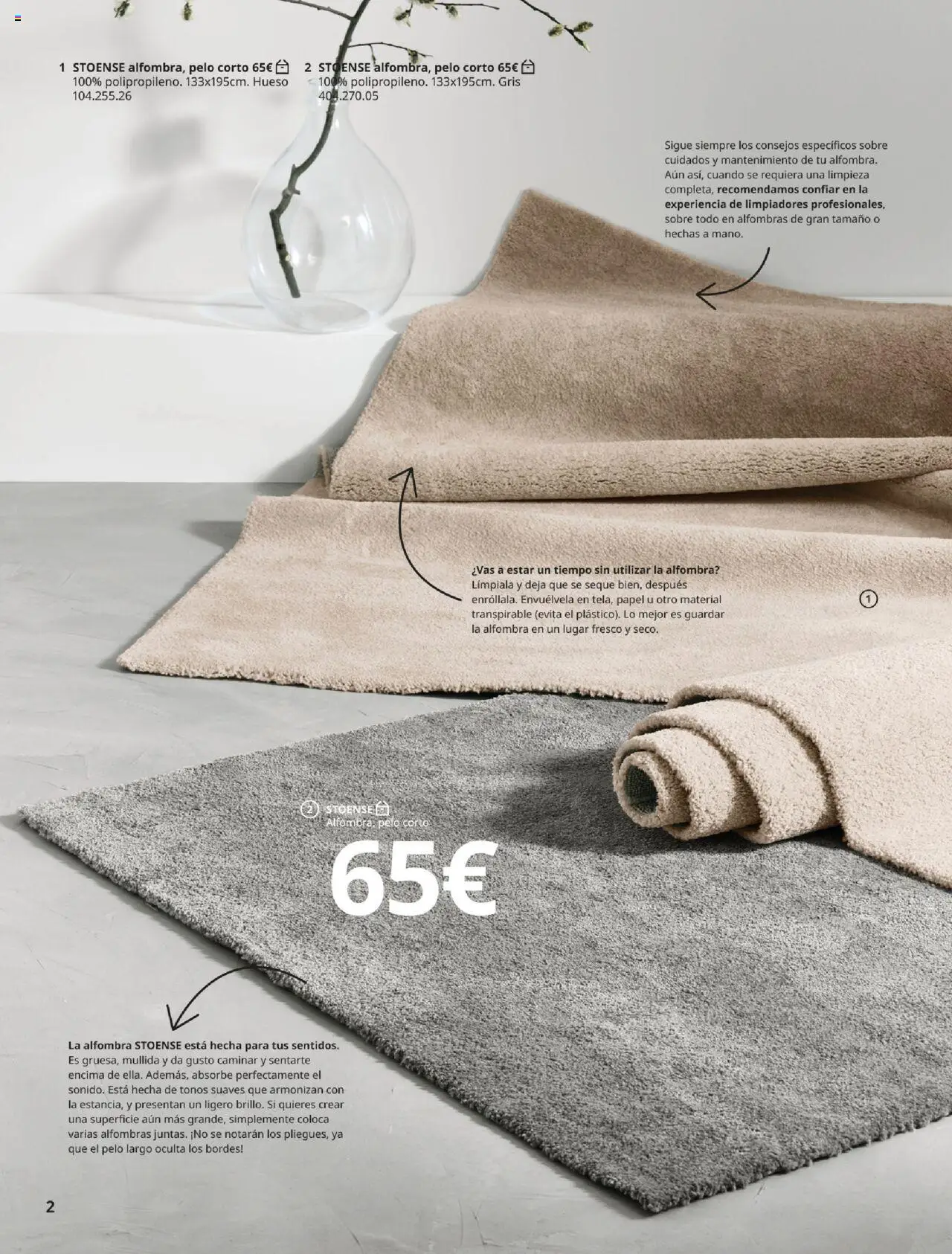 Catálogo IKEA Alfombras │ válido desde el 04.02.2025 | Página: 2 | Productos: Alfombra