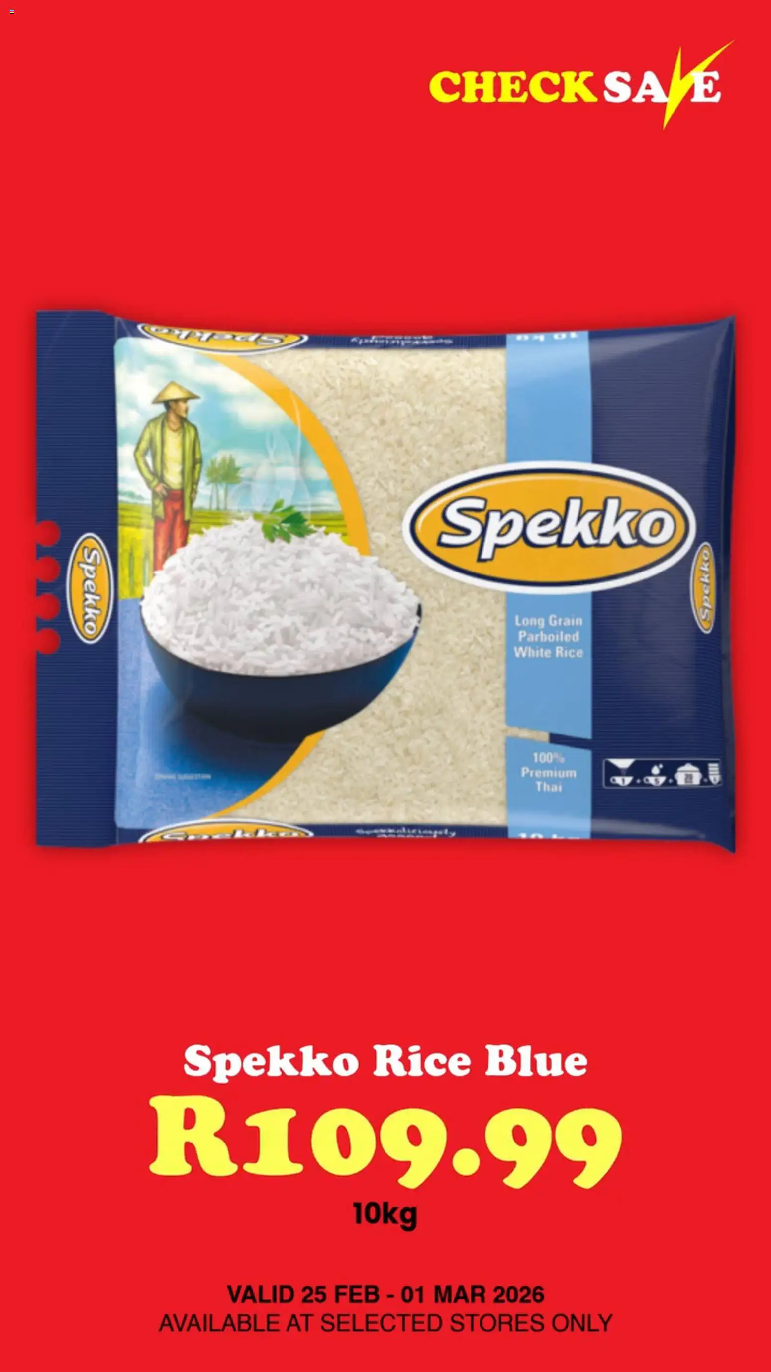 New Check Save catalogue – valid from 26.02.2026 | Page: 12 | Products: Rice