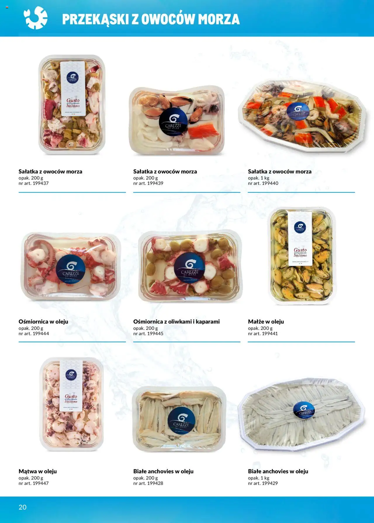 Makro Gazetka - Ryby i owoce morza od 01.05.2025 | Strona: 20 | Produkty: Sałatka