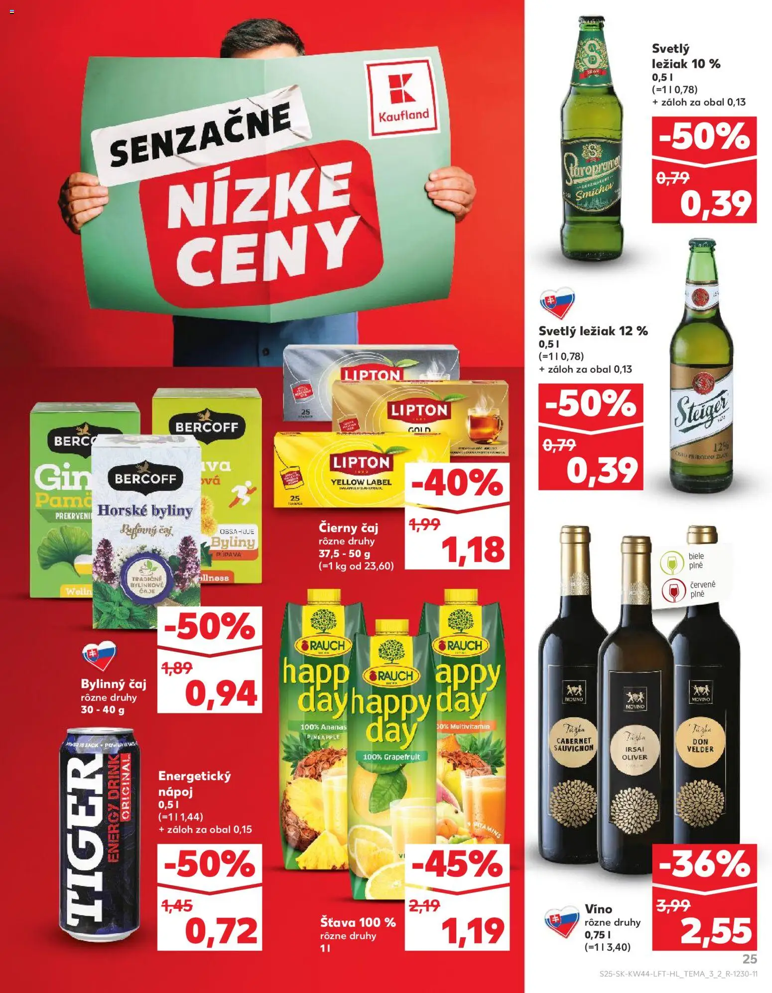 Nové Kaufland akcie – leták je platný od 30.10.2025 | Strana: 25 | Produkty: Víno, Staropramen, Steiger, Grapefruit