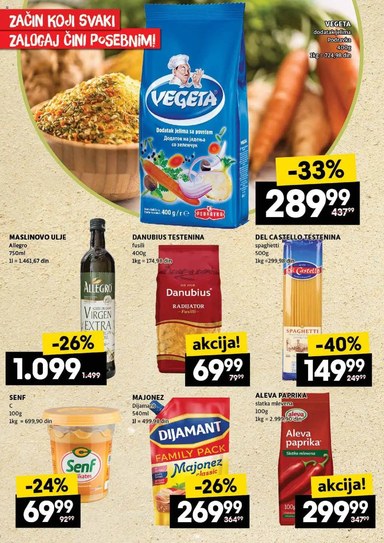 Roda katalog - važi od 14.08.2025 | Strana: 30 | Proizvode: Majonez, Testenina, Podravka, Ulje