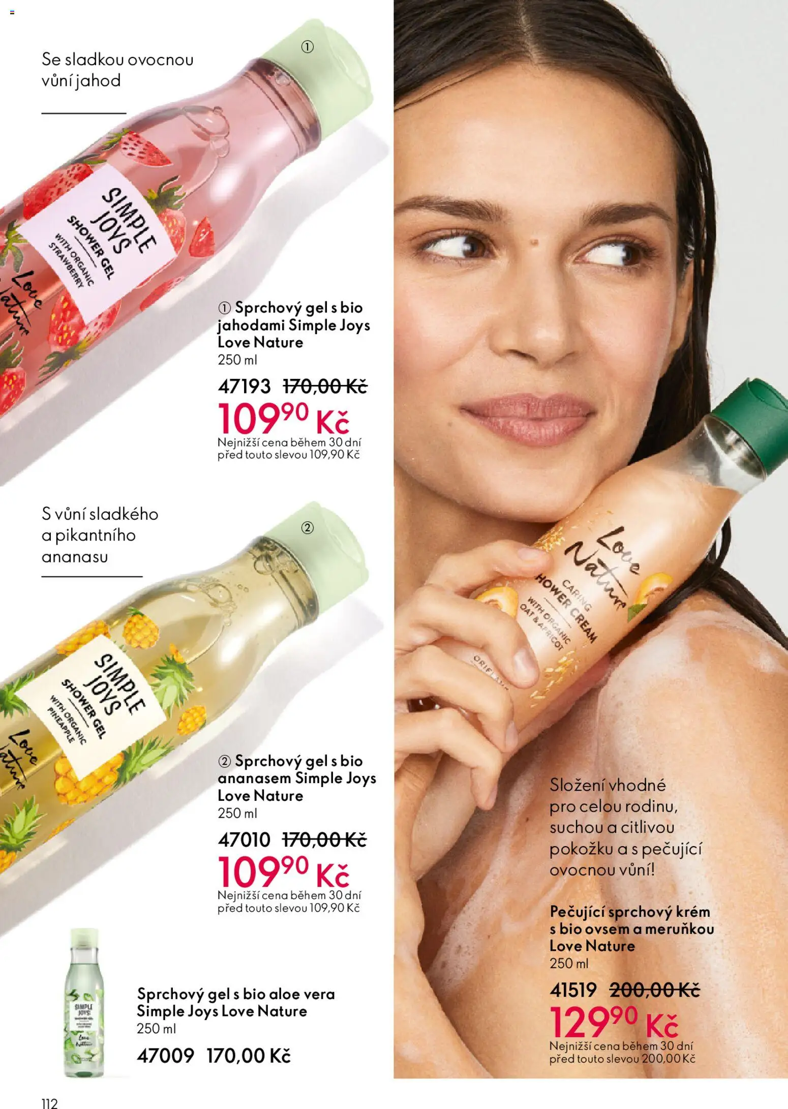 Oriflame katalog č.15/2025 od 22.10.2025 | Strana: 112 | Produkty: Sprchový gel, Krém, Aloe vera