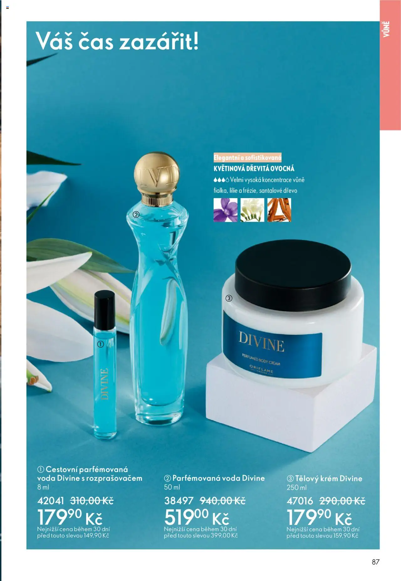 Oriflame katalog č.13/2025 od 07.09.2025 | Strana: 87 | Produkty: Tělový krém, Voda, Krém, Body
