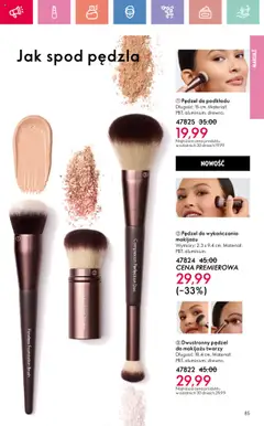 Oriflame Katalog 11 2025 od 27.07.2025 | Strona: 85 | Produkty: Pędzel, Makijaż, Finish