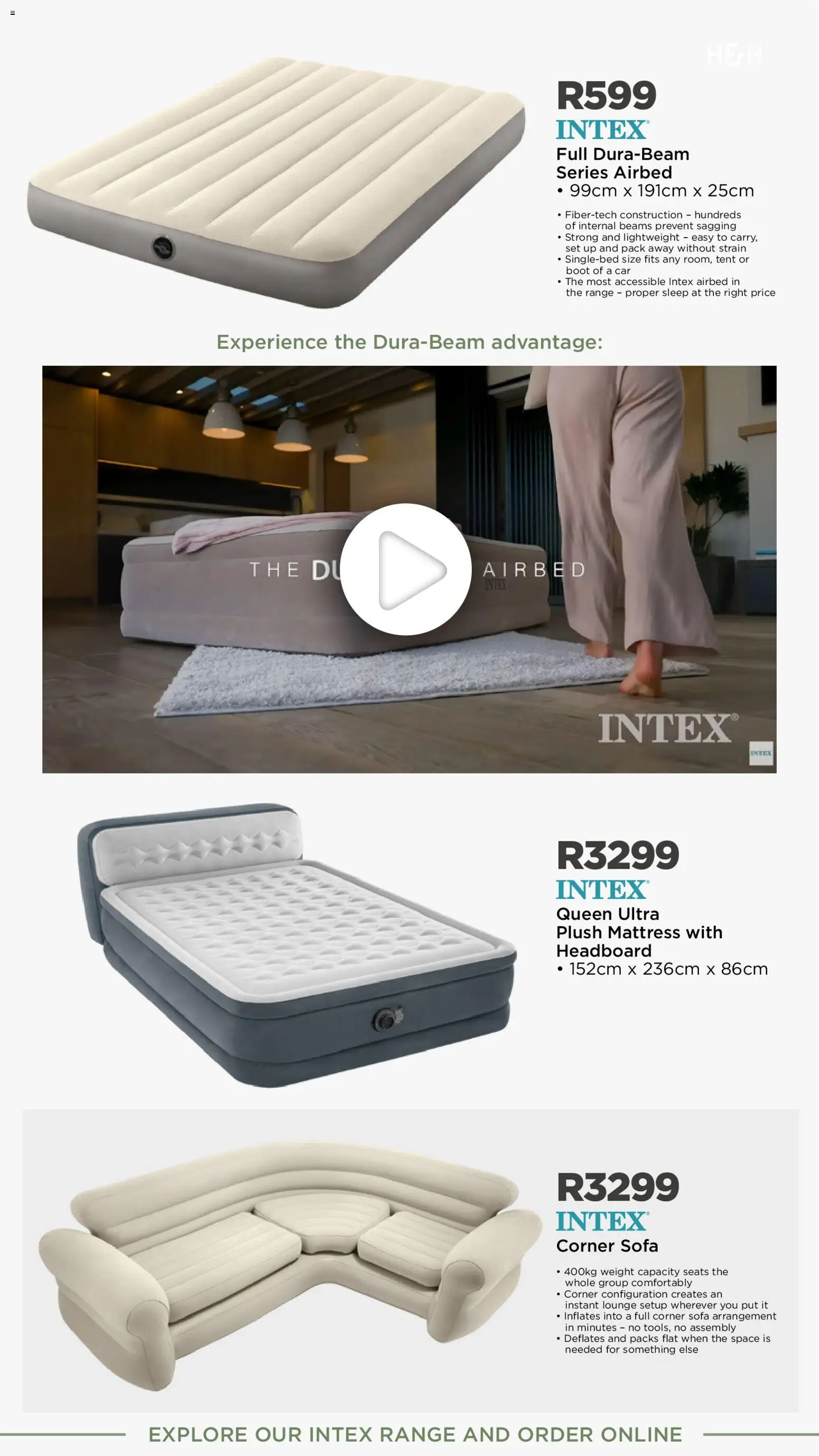 New House and Home catalogue – valid from 30.03.2026 | Page: 28 | Products: Headboard, Mattress, Sofa, Tent