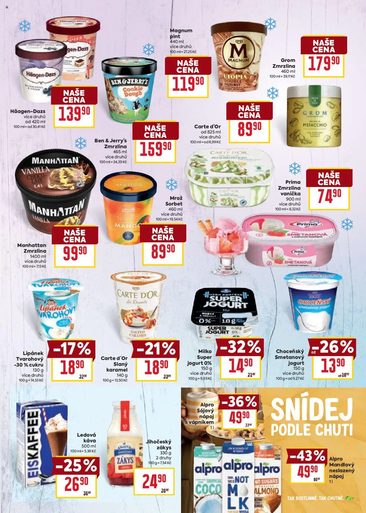 Billa katalog - Léto od 11.06.2025 | Strana: 7 | Produkty: Eiskaffee, Magnum, Grom zmrzlina, Alpro