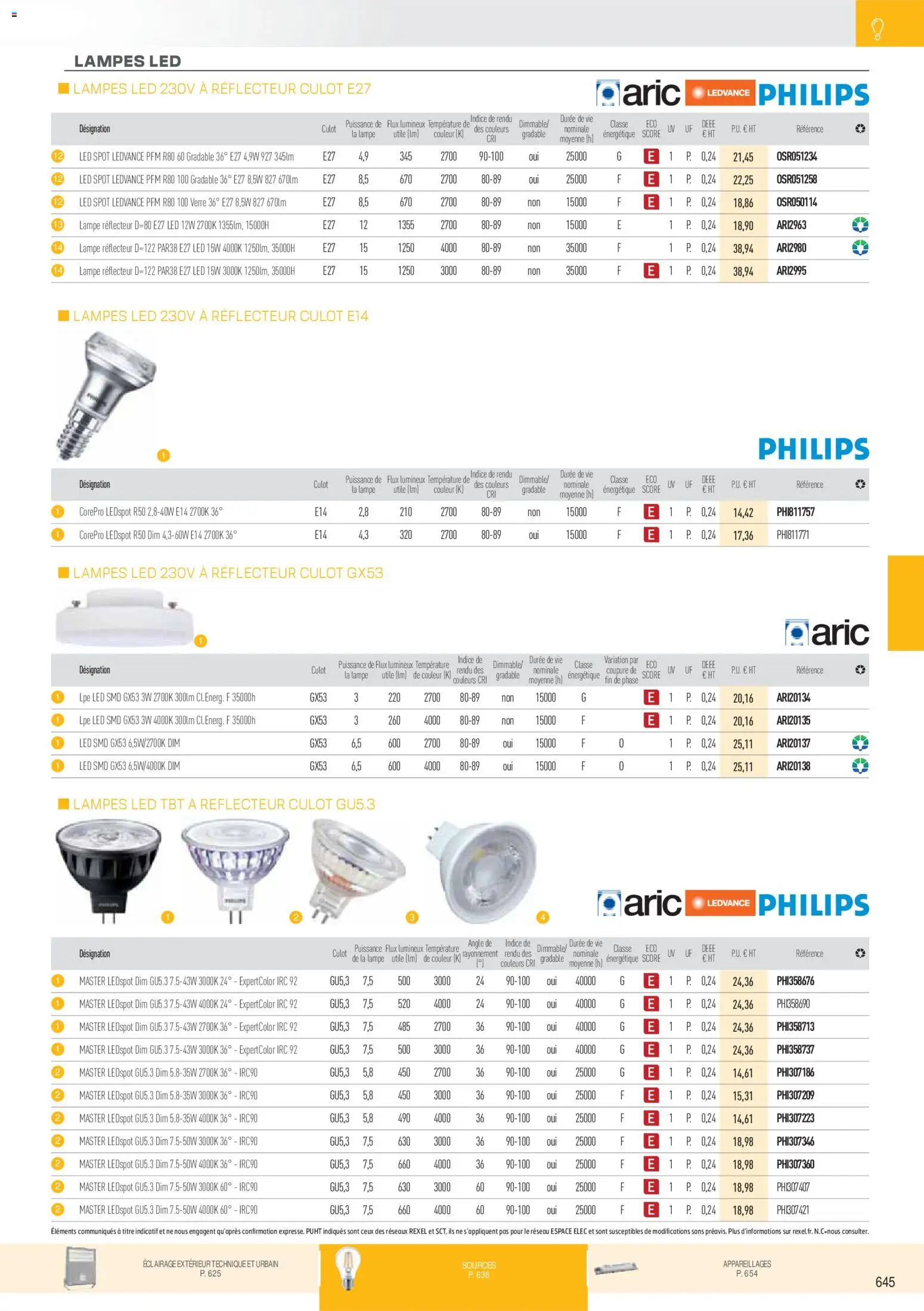 {H1} | Page: 137 | Produits: Lampe