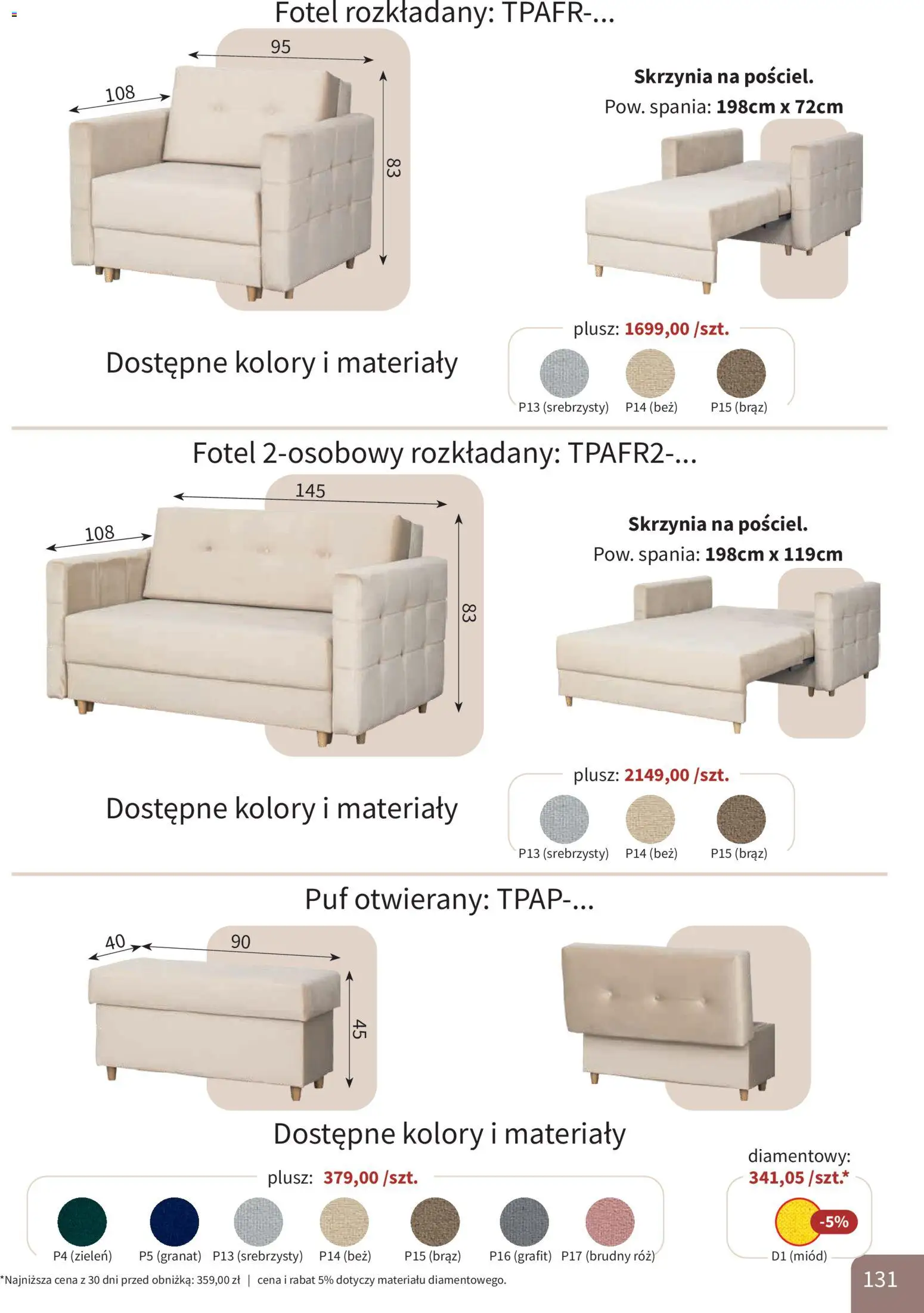 Bodzio Katalog od 01.01.2026 | Strona: 131 | Produkty: Miód, Fotel, Róż