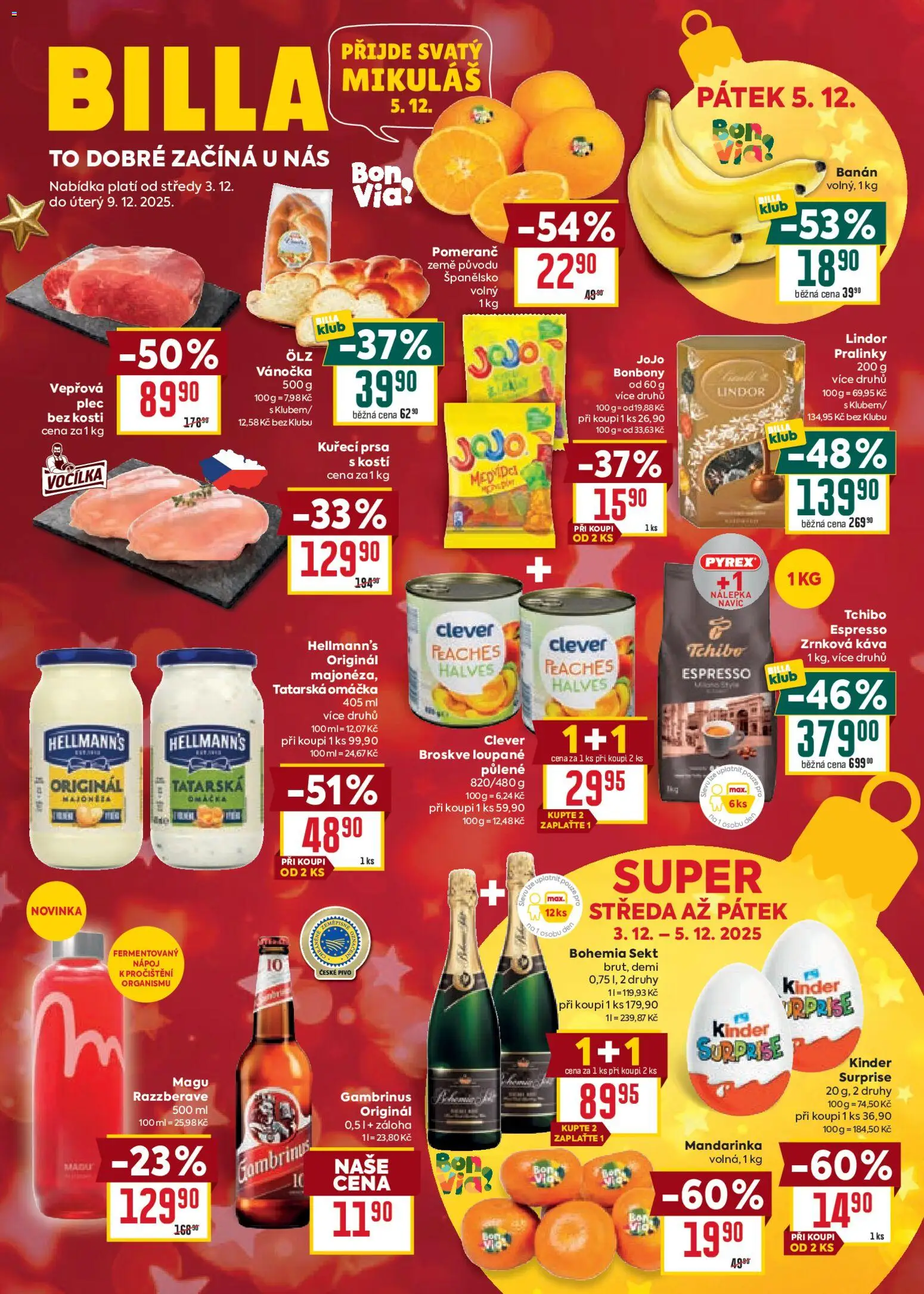 Billa Malý leták od 03.12.2025 | Strana: 1