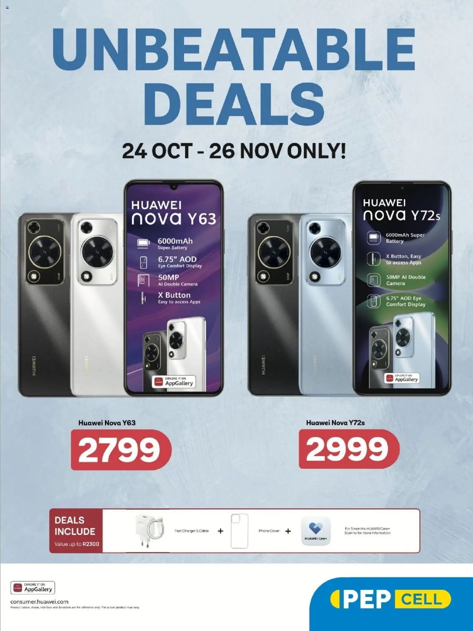 New PEP Stores catalogue – valid from 24.10.2025 | Page: 11 | Products: Cover, Camera, Cable, Battery