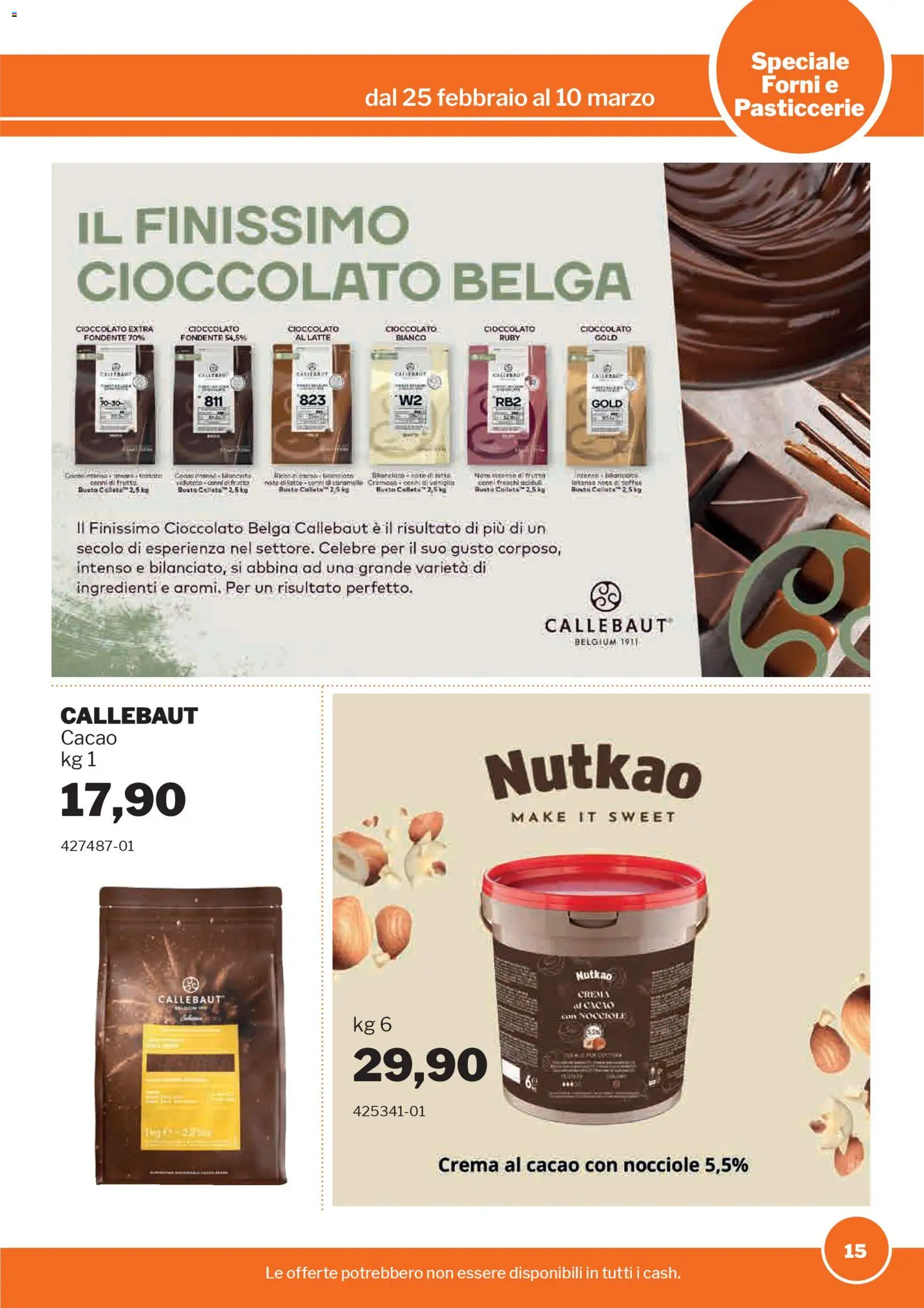 Volantino Sogegross del 25.02.2026 | Pagina: 15 | Prodotti: Crema, Cioccolato, Frutta, Latte