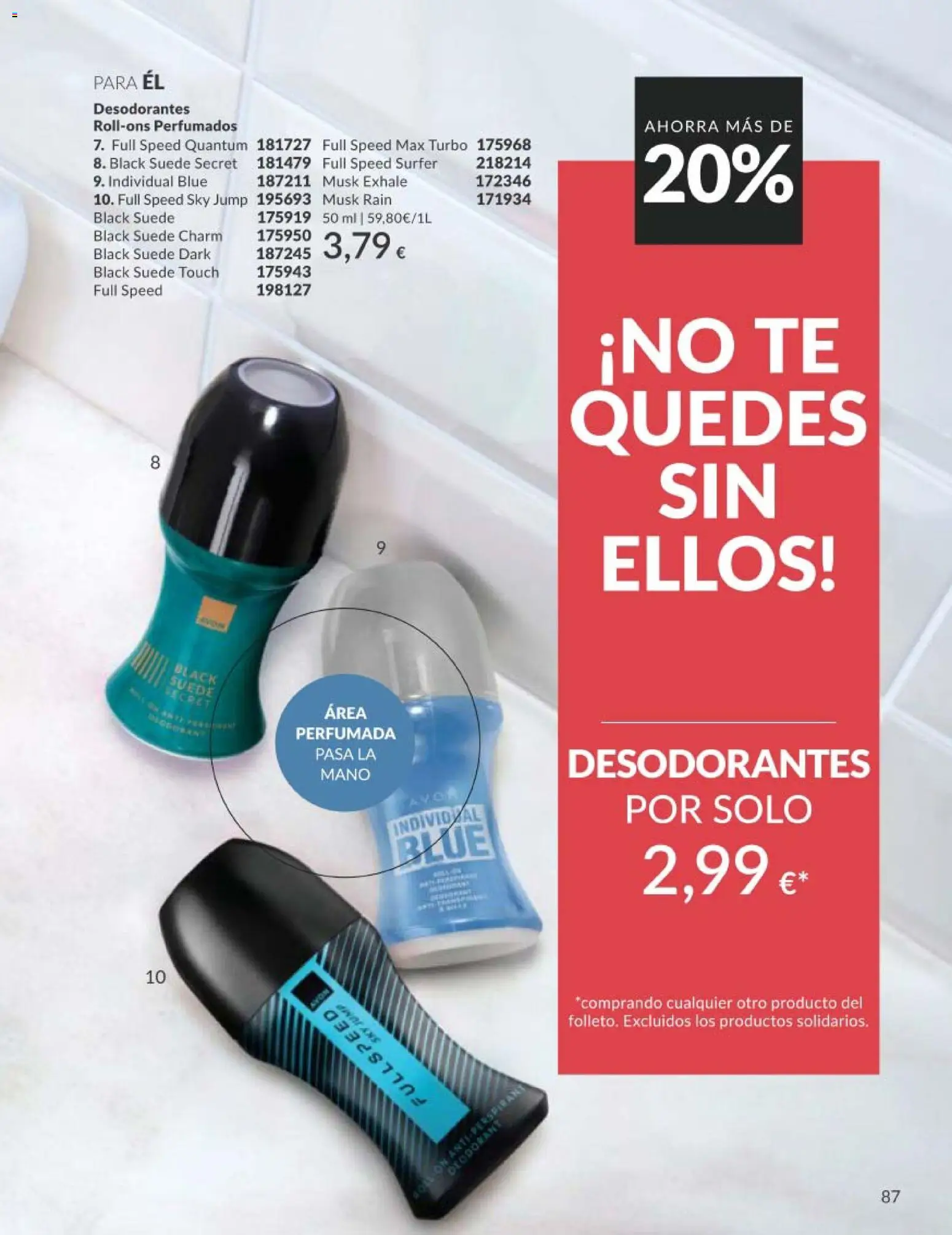 Catálogo AVON campaña 5 │ válido desde el 01.05.2026 | Página: 87 | Productos: Té