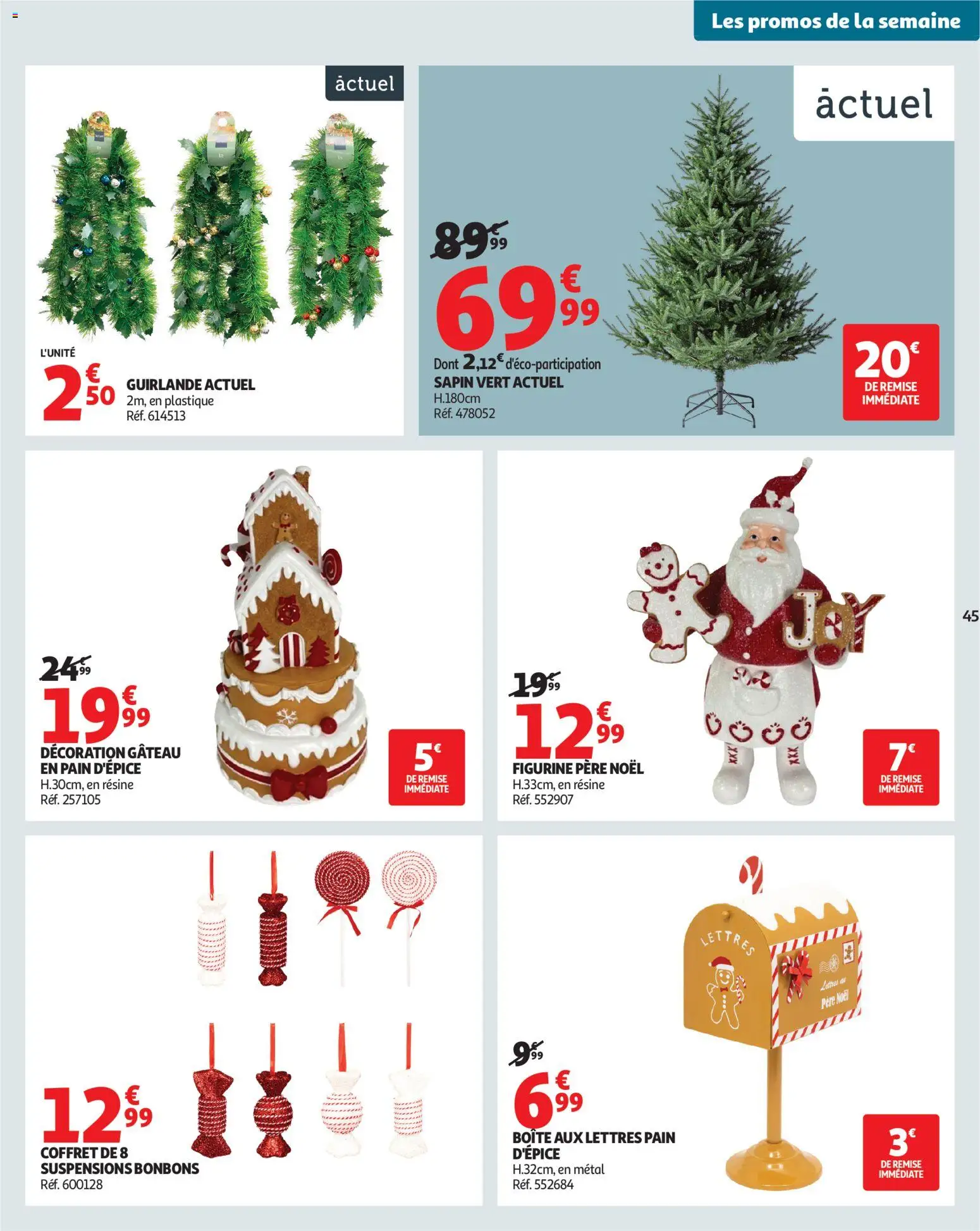 {H1} | Page: 45 | Produits: Boîte aux lettres, Pain, Bonbons