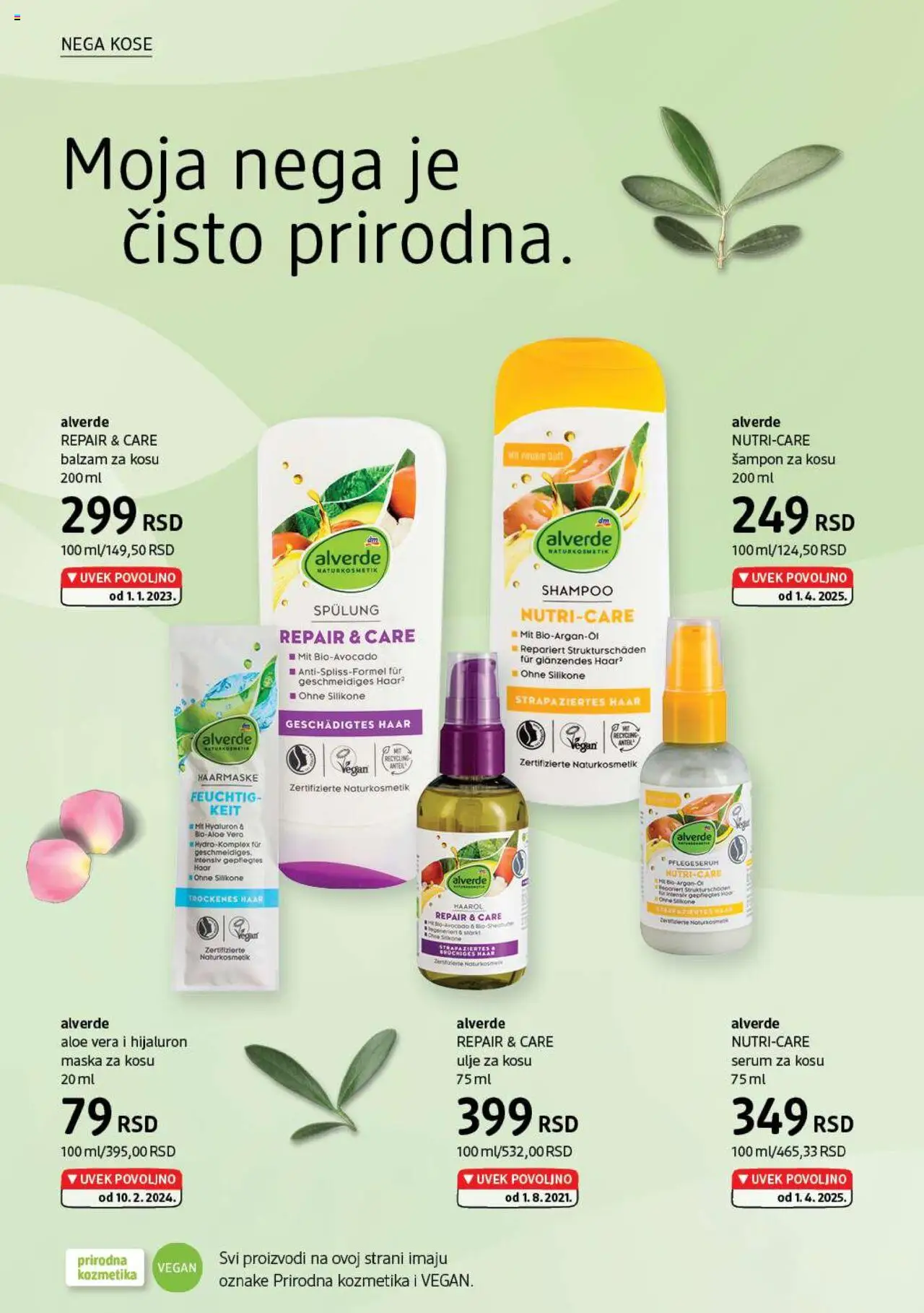 DM Drogerie katalog - važi od 01.08.2025 | Strana: 6 | Proizvode: Šampon, Balzam, Maska, Ulje