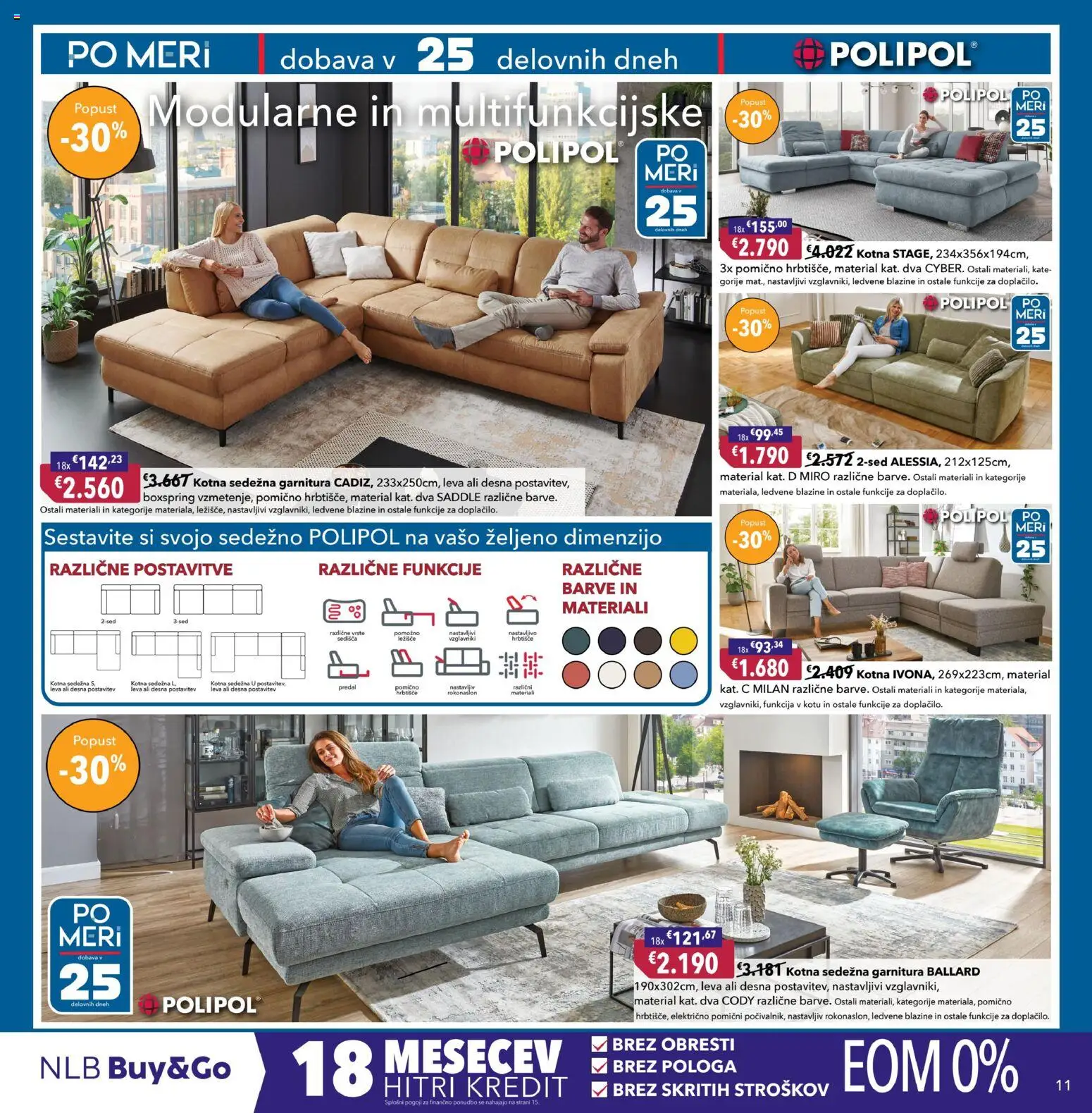 Novi Harvey Norman katalog ponudbe – veljaven od 28.01.2026 | Stran: 11 | Izdelki: Ležišče, Sedezna garnitura