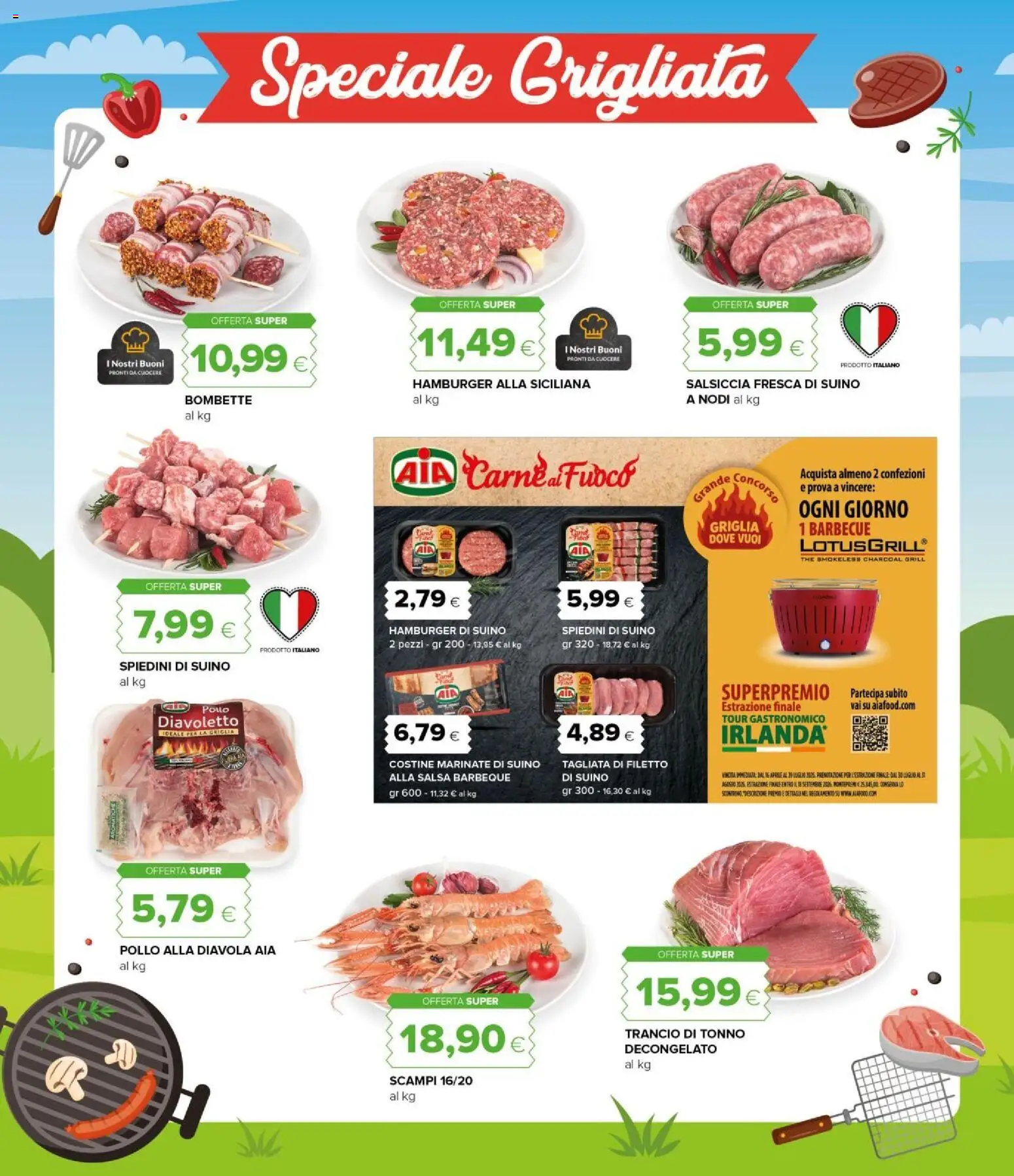 Volantino Oasi del 23.04.2026 | Pagina: 30 | Prodotti: Pollo, Suino, Barbecue, Tonno