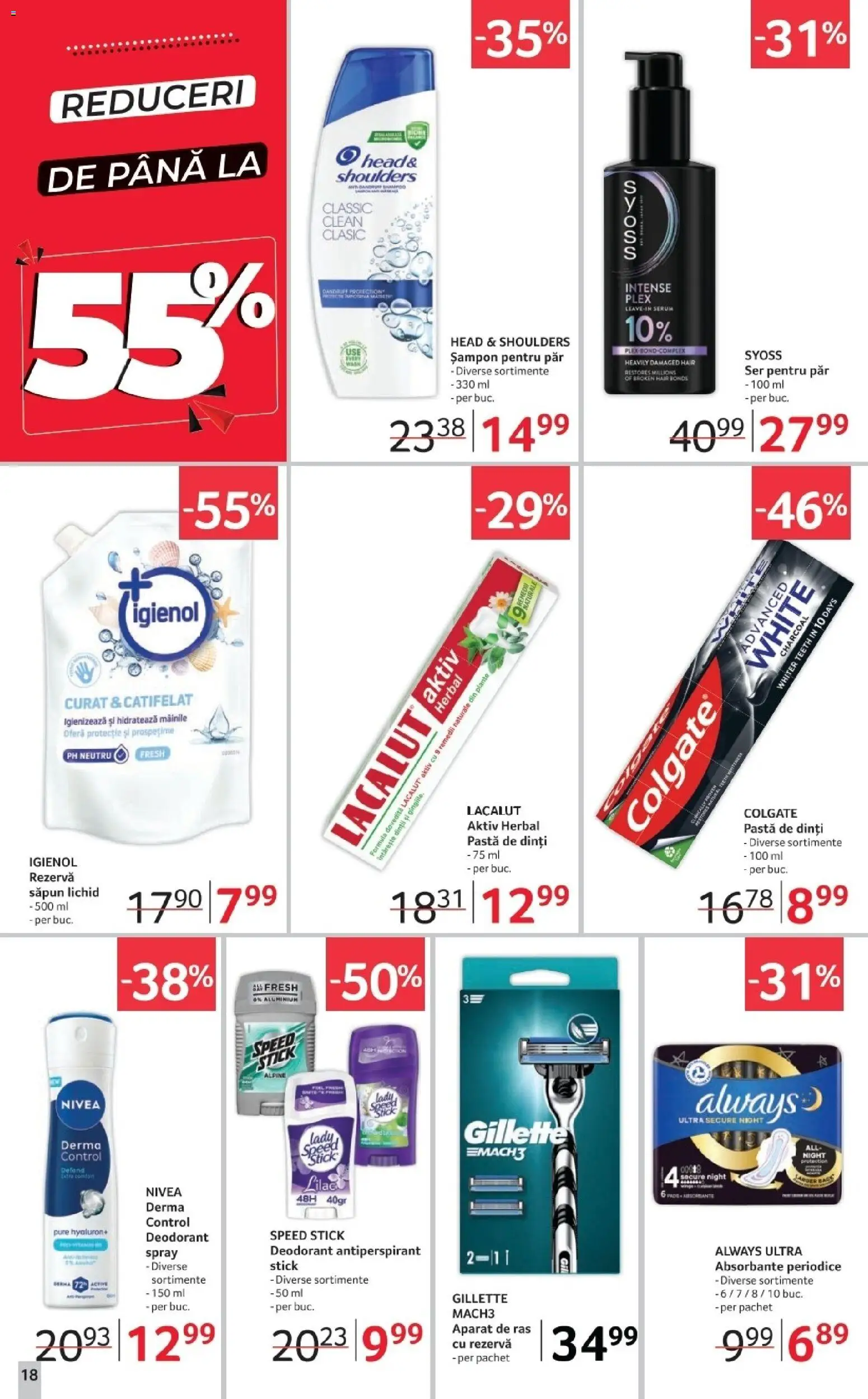 Noul catalog Selgros – valabil de la 28.11.2025 | Pagină: 18 | Produse: Serum, Șampon, Săpun, Antiperspirant