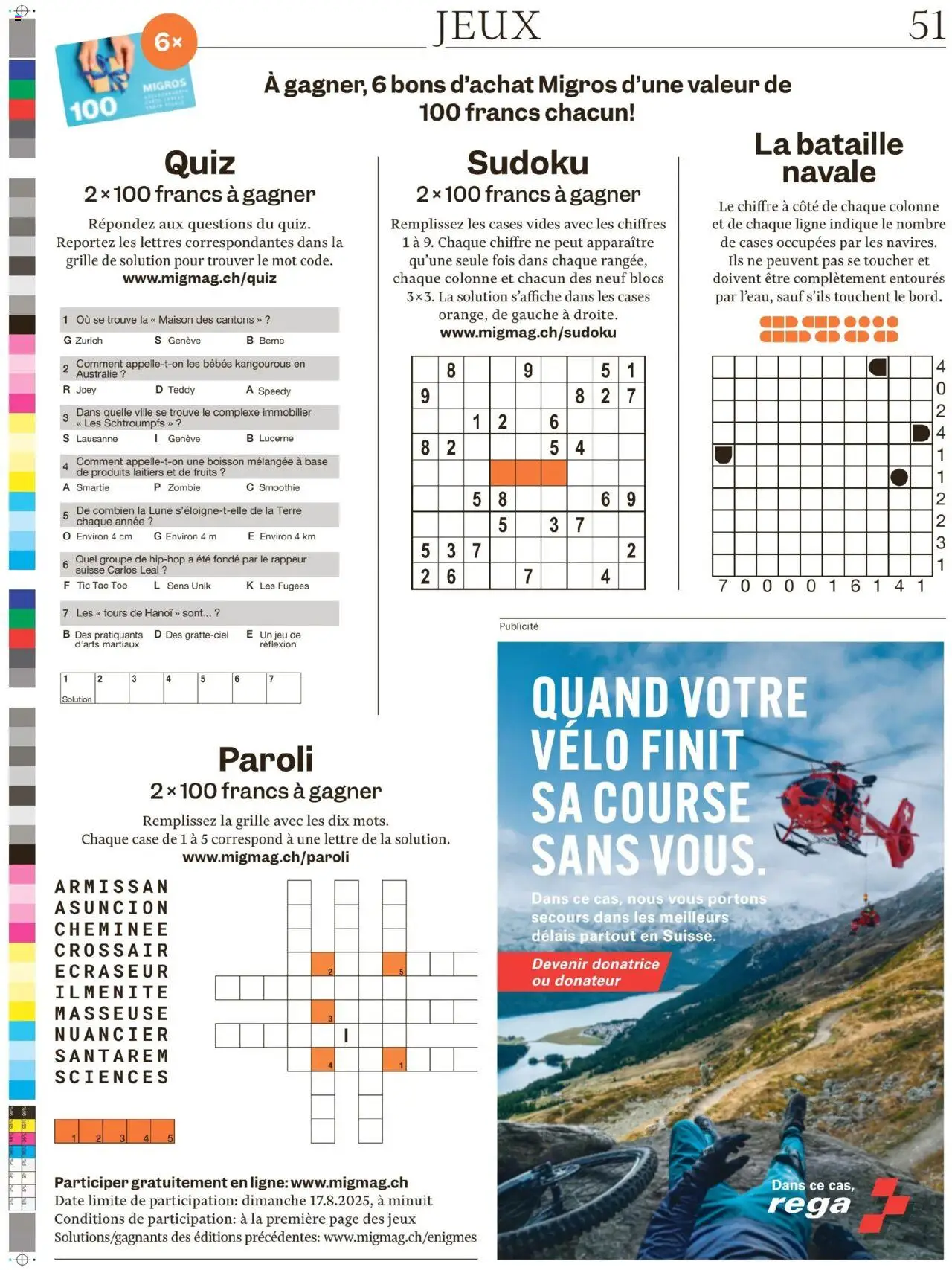 Migros - Magazin FR ab 12.08.2025 | Seite: 51