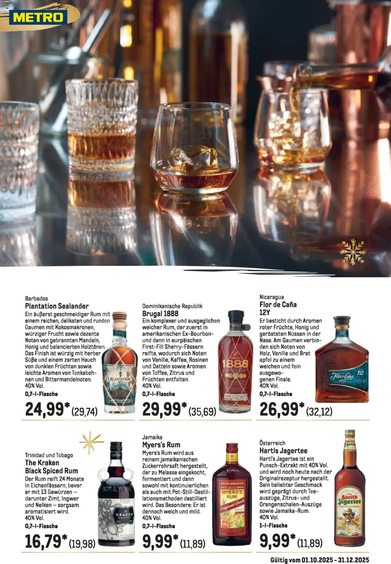 Metro Saisonkatalog "Perfekt ausgestattet" – gültig ab 01.10.2025 | Seite: 36 | Produkte: Rum, Äpfel, Finish, Tee