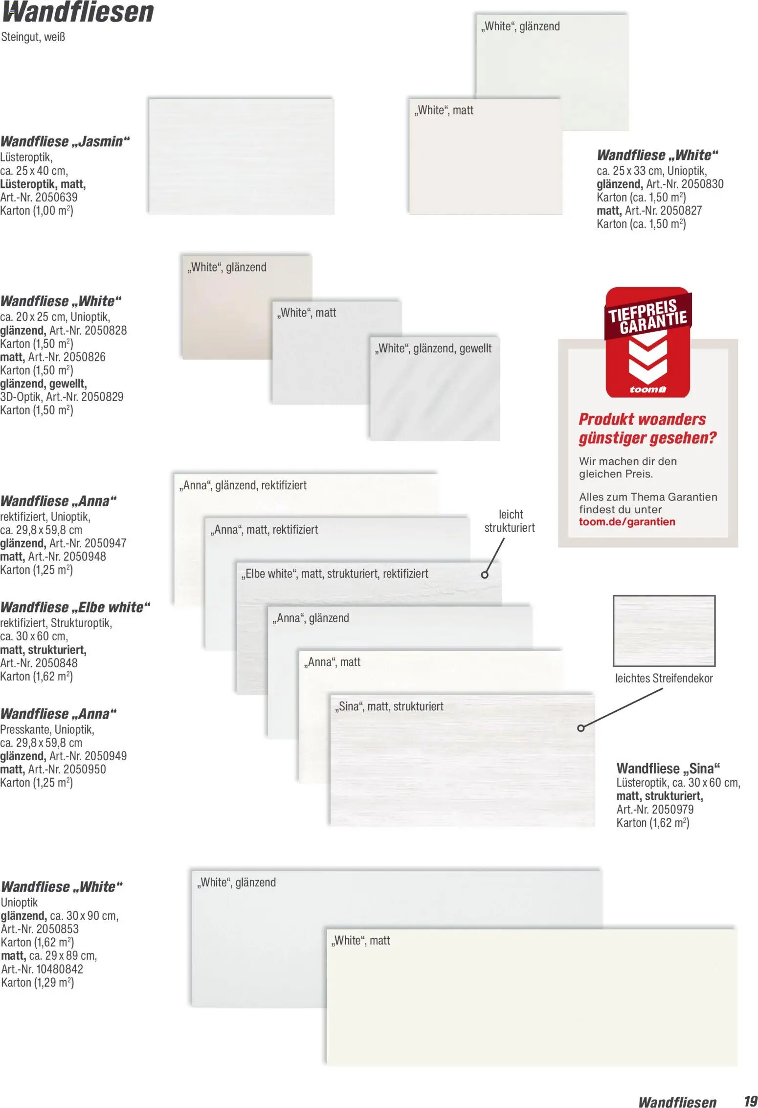 Toom Baumarkt Fliesen & Zubehör 2026 – gültig ab 01.01.2026 | Seite: 19