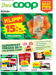 Stora Coop - Bollnäs - Förhandsvisning av reklamblad från butik Stora Coop aktuell från 24.11.2025