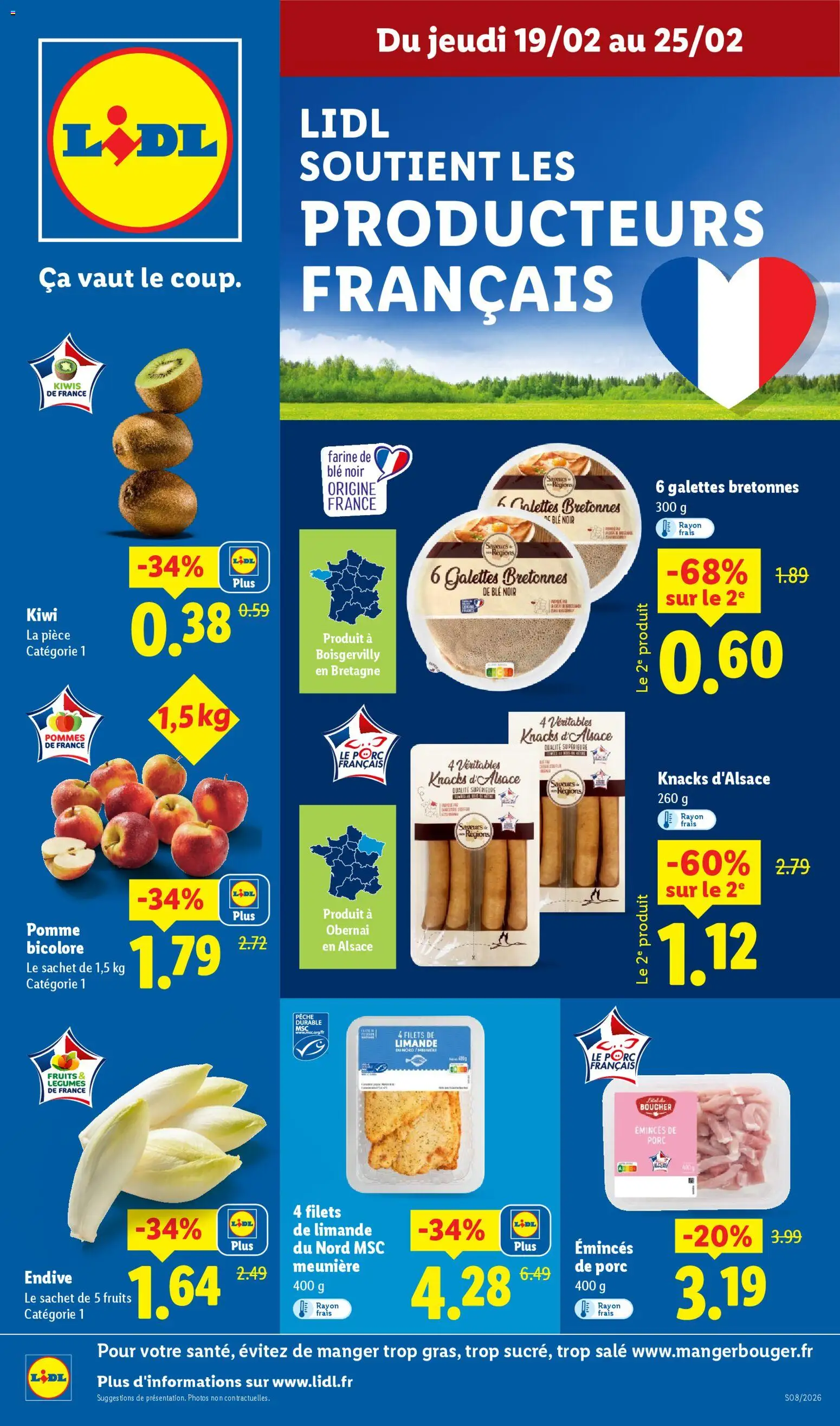 {H1} | Page: 1 | Produits: Pomme bicolore, Pêche, Pomme, Endive